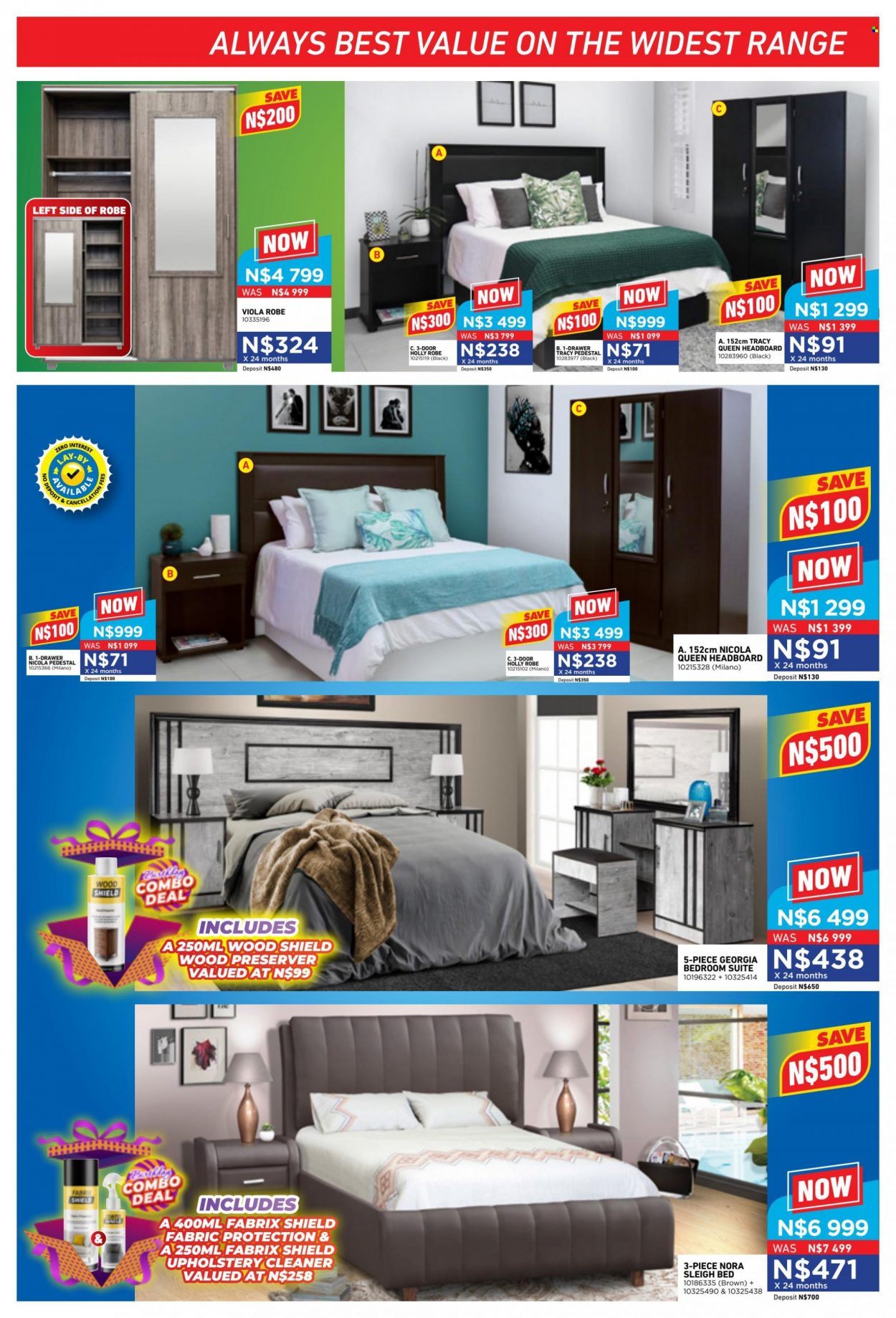 Furnmart catalogue  - 19/06/2023 - 15/07/2023 - Sales products - bedroom suite, bed, headboard. Page 3.