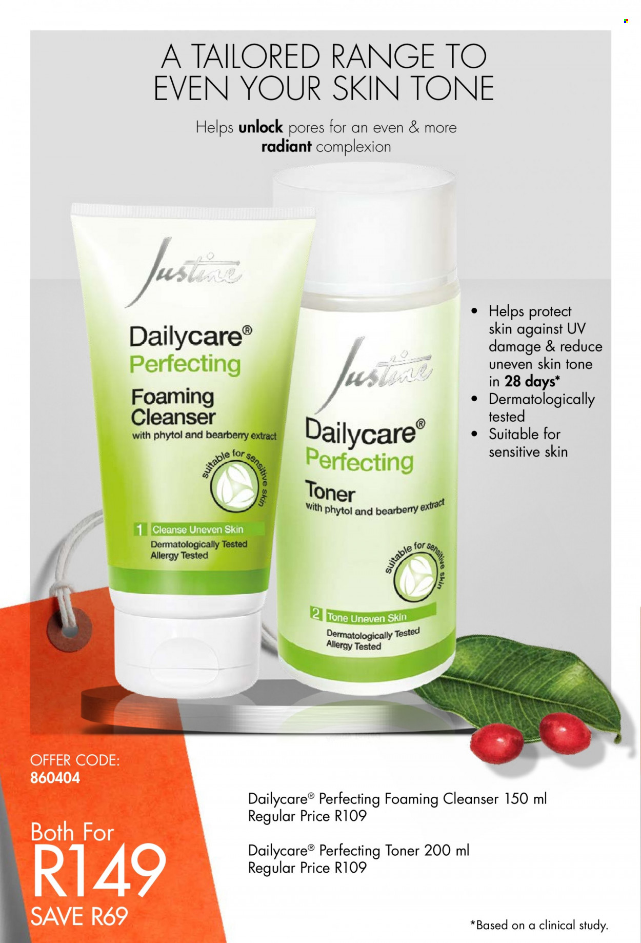 thumbnail - Justine catalogue  - 21/05/2022 - 31/05/2022 - Sales products - cleanser, toner. Page 26.