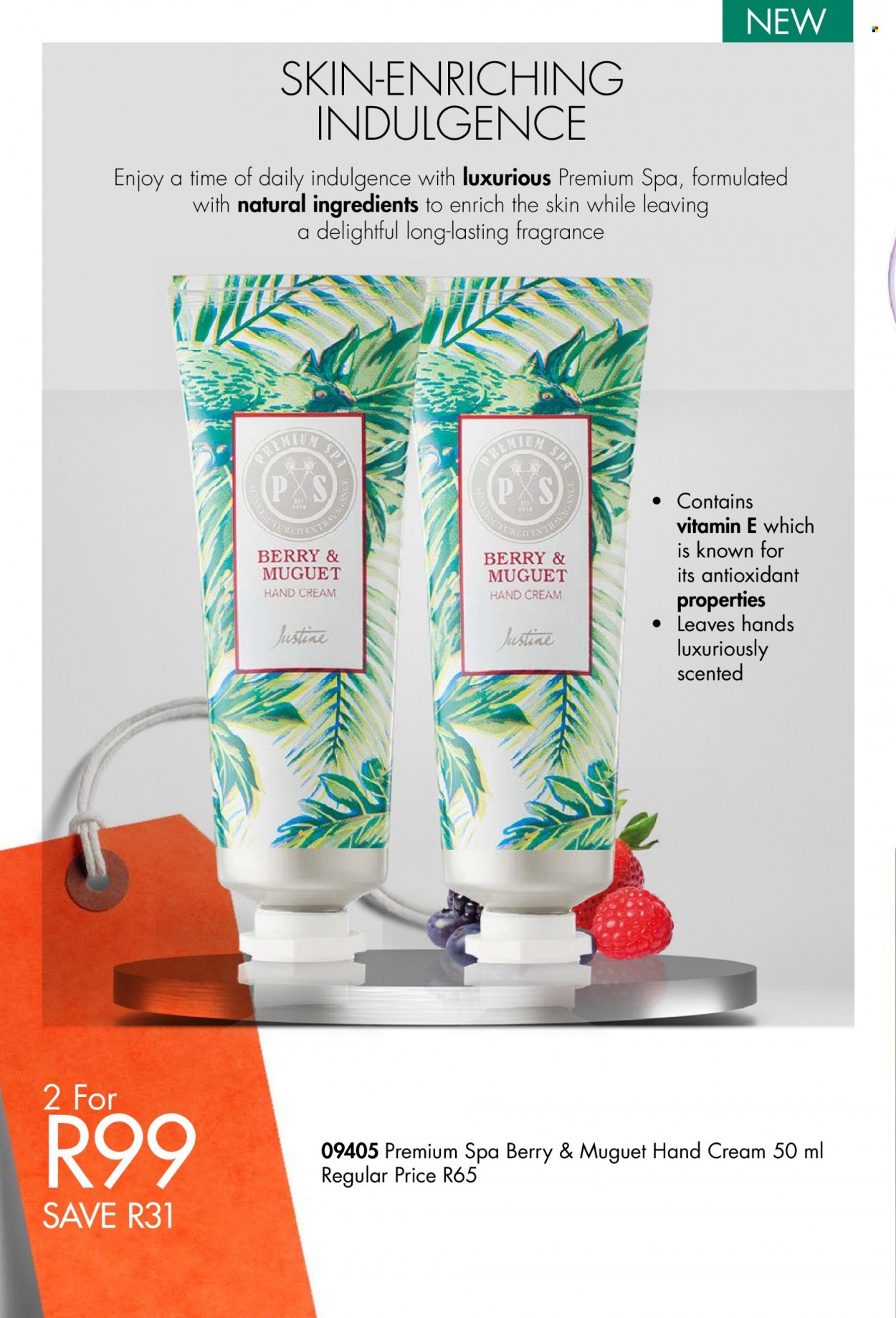 thumbnail - Justine catalogue  - 21/05/2022 - 31/05/2022 - Sales products - hand cream, fragrance. Page 36.