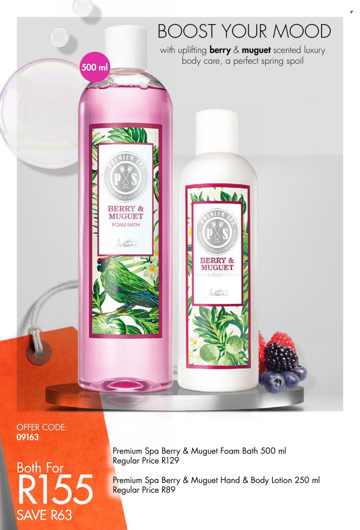 thumbnail - Justine catalogue  - 21/05/2022 - 31/05/2022 - Sales products - bath foam, body lotion. Page 37.