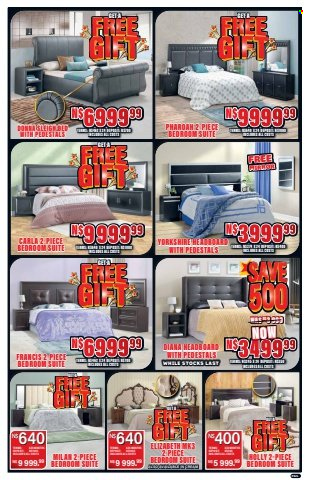 Lewis catalogue  - 03/07/2023 - 12/08/2023 - Sales products - bedroom suite, headboard. Page 3.