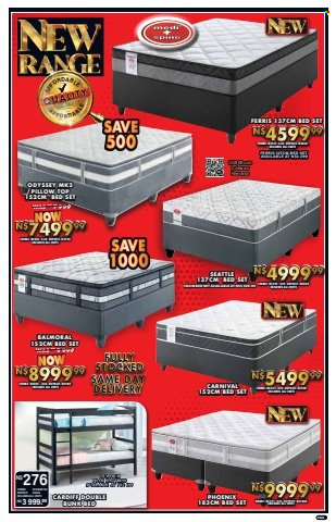 Lewis catalogue  - 13/08/2023 - 23/09/2023 - Sales products - bed, pillow. Page 9.