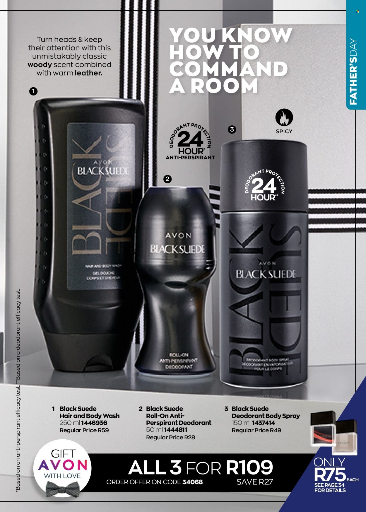 thumbnail - Avon catalogue  - 01/06/2022 - 30/06/2022 - Sales products - body wash, Avon, body spray, anti-perspirant, roll-on, deodorant. Page 45.