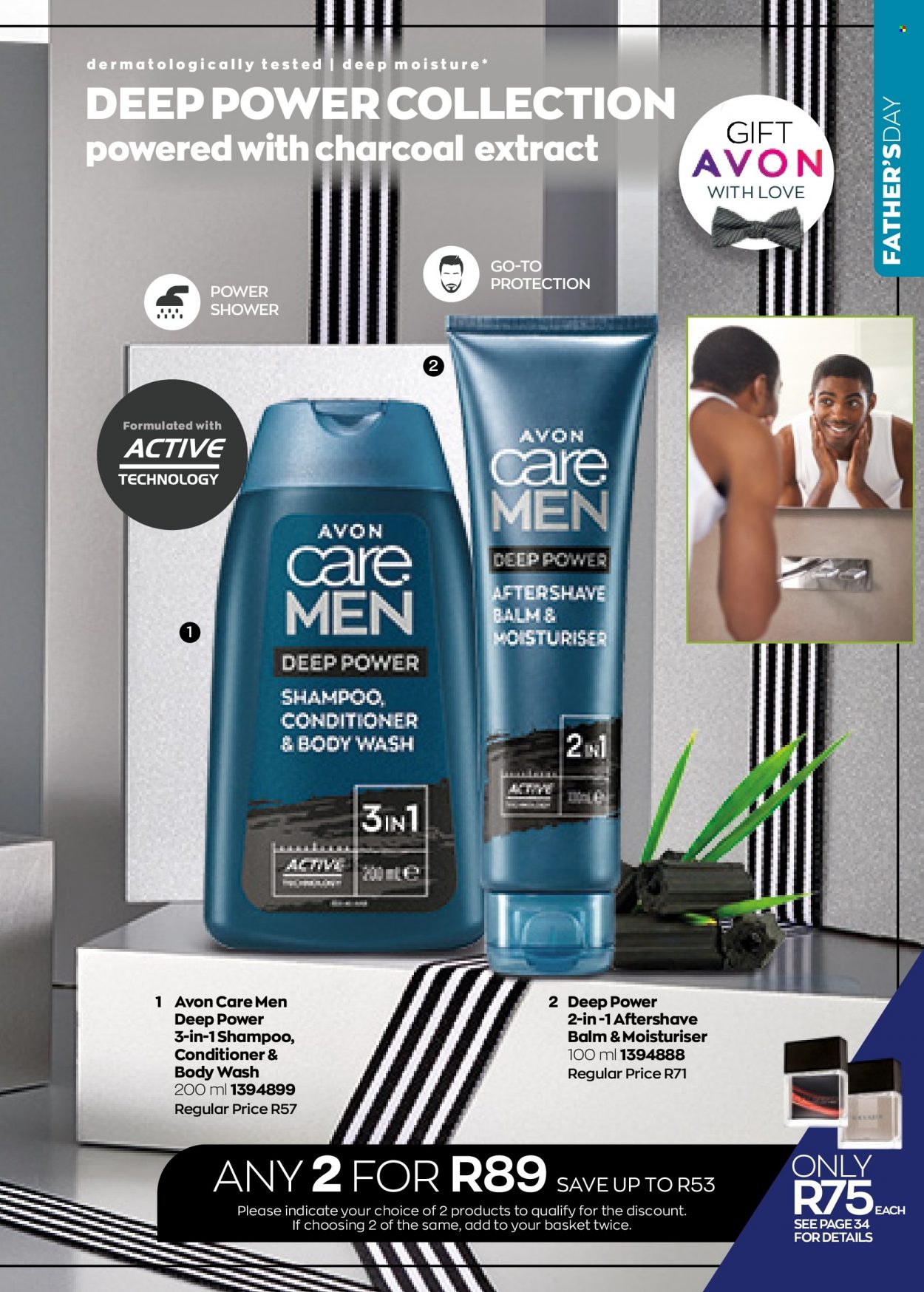 Avon catalogue  - 01/06/2022 - 30/06/2022 - Sales products - body wash, shampoo, Avon, conditioner, after shave. Page 47.