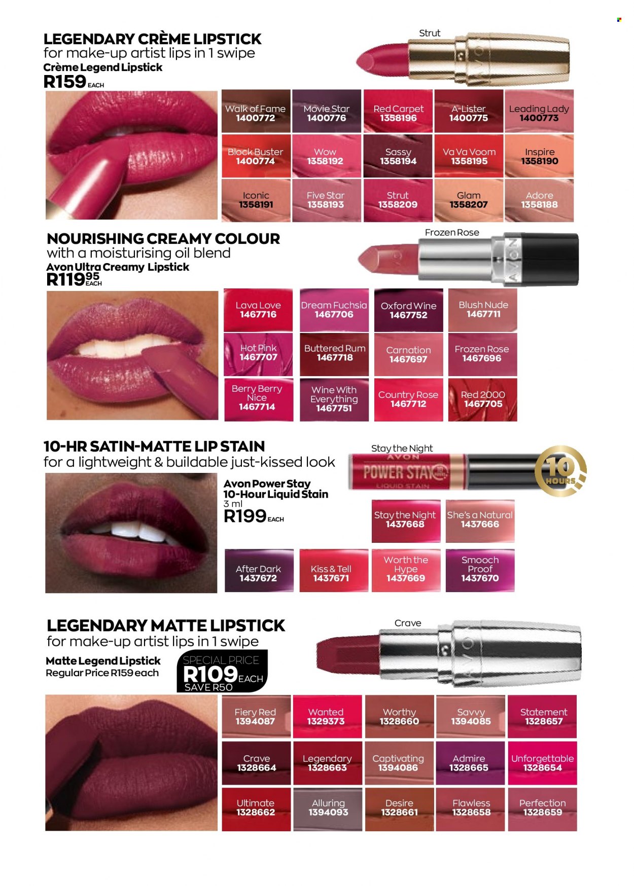 Avon catalogue  - 01/06/2022 - 30/06/2022 - Sales products - Avon, lip stain, lipstick, makeup. Page 72.