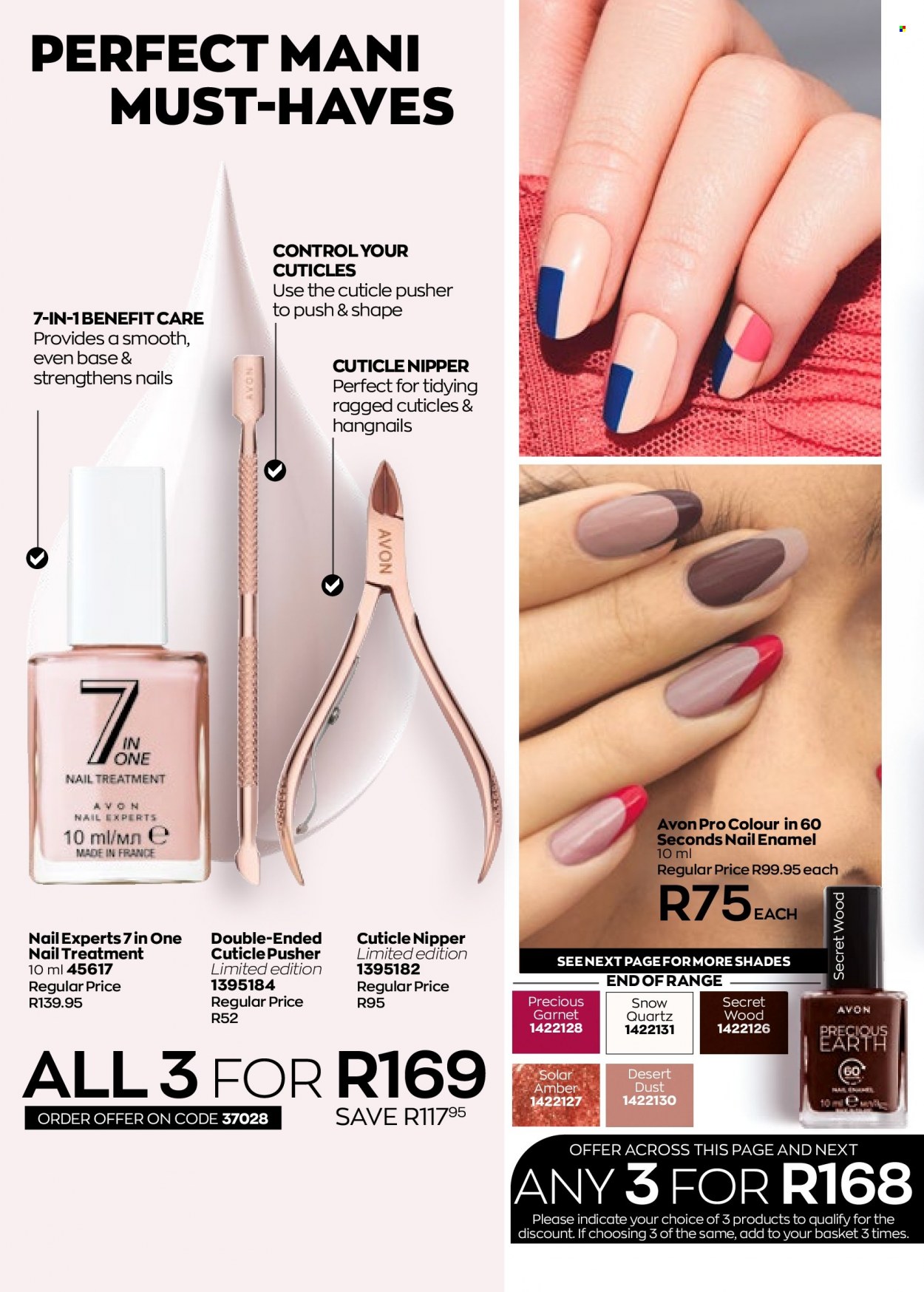 Avon catalogue  - 01/06/2022 - 30/06/2022 - Sales products - Avon, nail enamel, cuticle pusher, shades. Page 78.