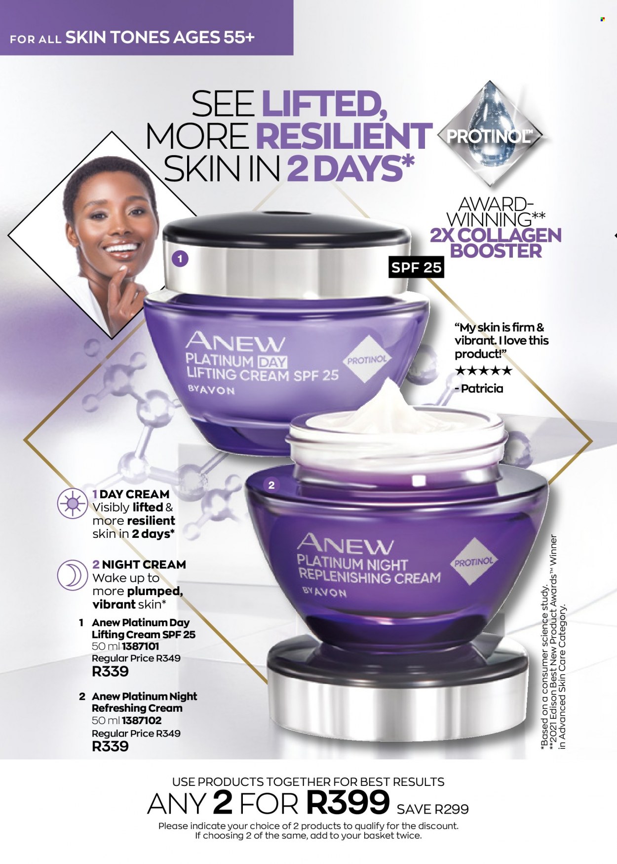 Avon catalogue  - 01/06/2022 - 30/06/2022 - Sales products - Anew, day cream, night cream. Page 102.