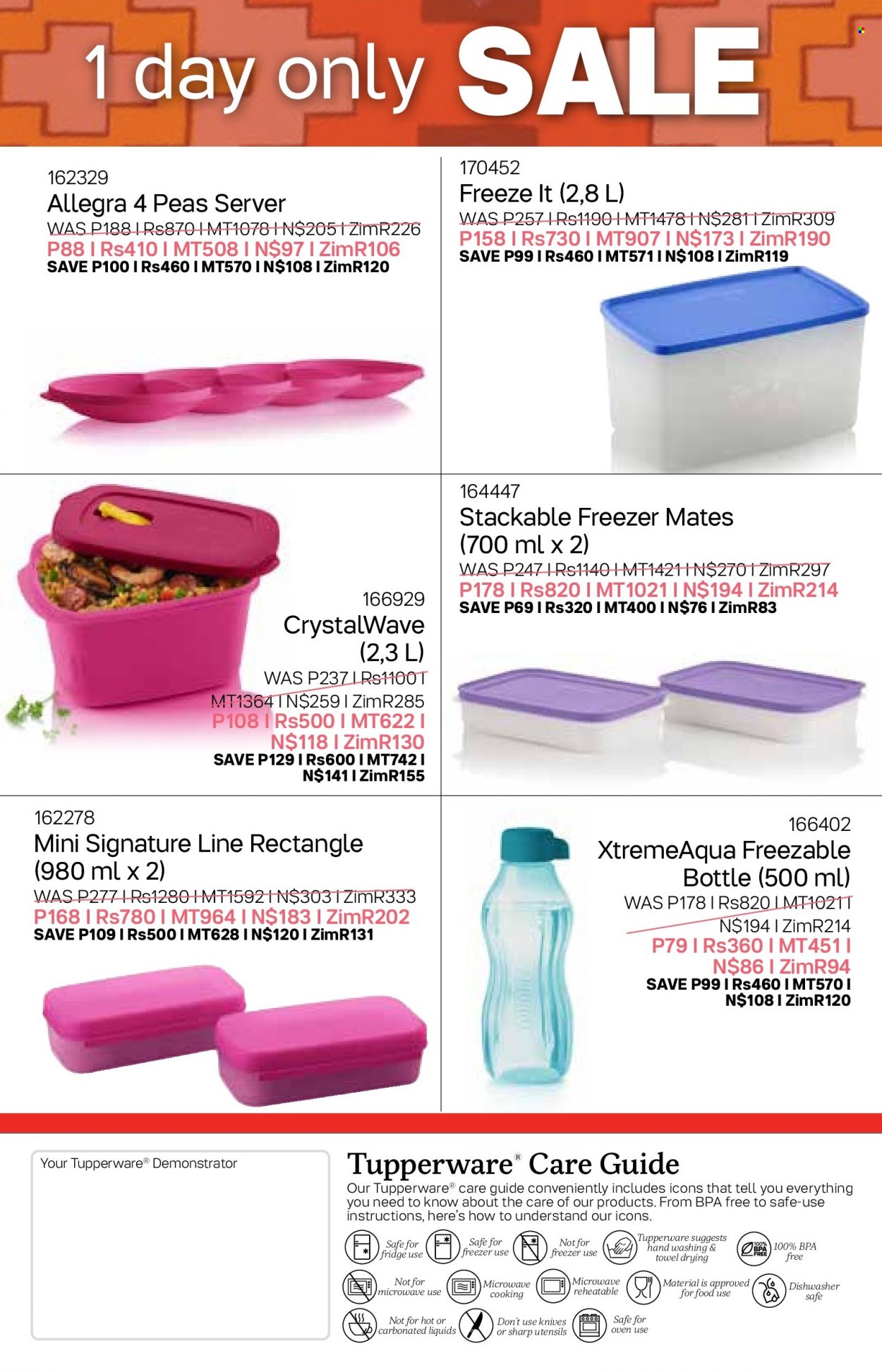 Tupperware catalogue  - 06/09/2023 - 03/10/2023 - Sales products - knife, utensils. Page 16.