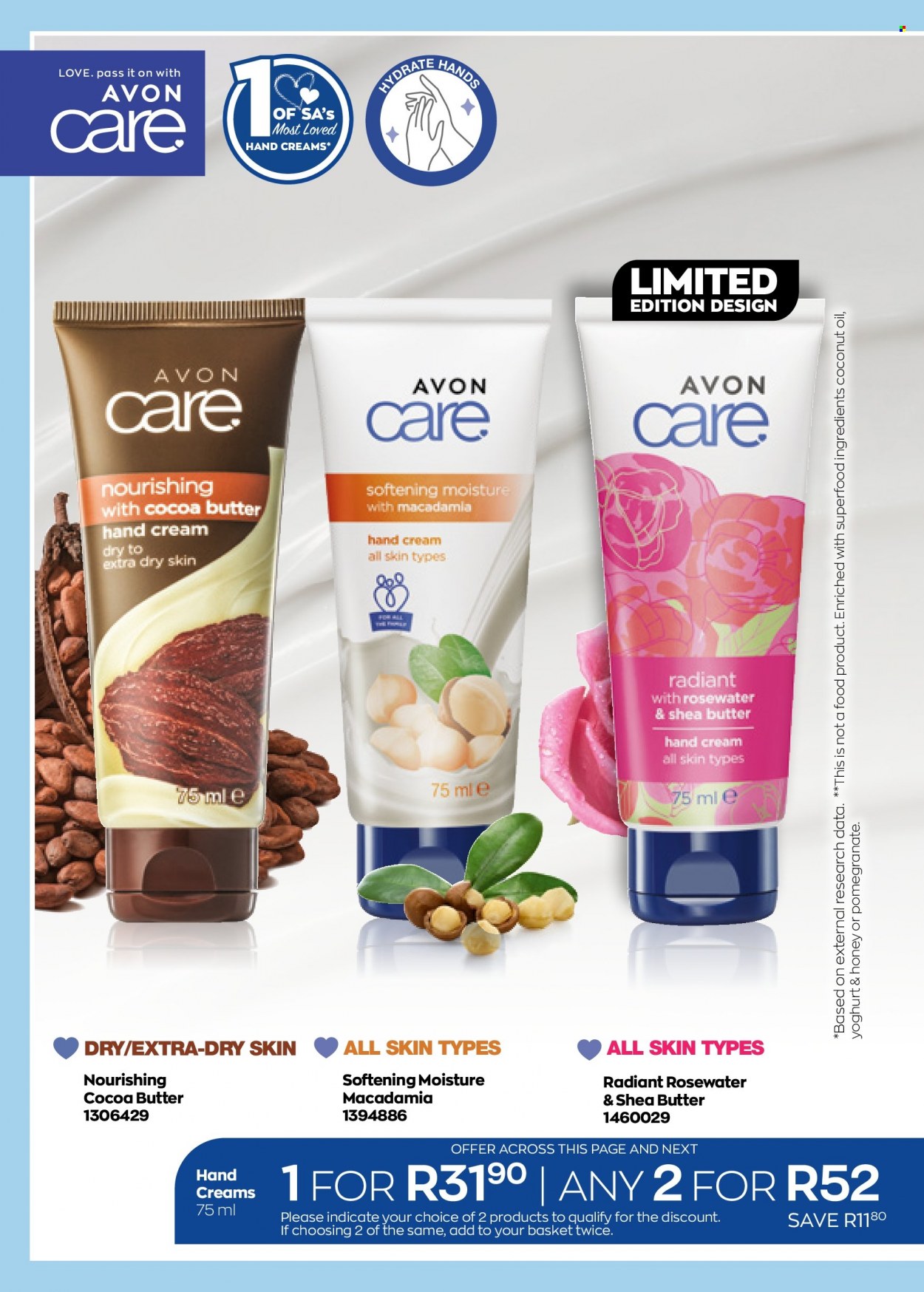 thumbnail - Avon catalogue  - 01/06/2022 - 30/06/2022 - Sales products - Avon, coconut oil, shea butter, hand cream. Page 126.