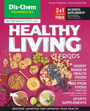 Dis-Chem catalogue - Healthy Living Vitamins A-Z