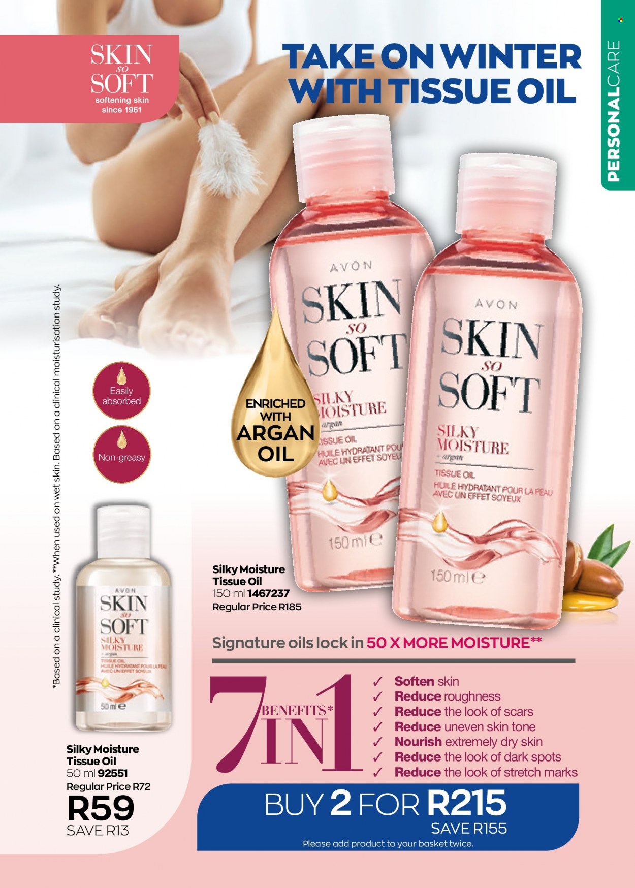 Avon catalogue  - 01/06/2022 - 30/06/2022 - Sales products - tissues, Skin So Soft. Page 131.
