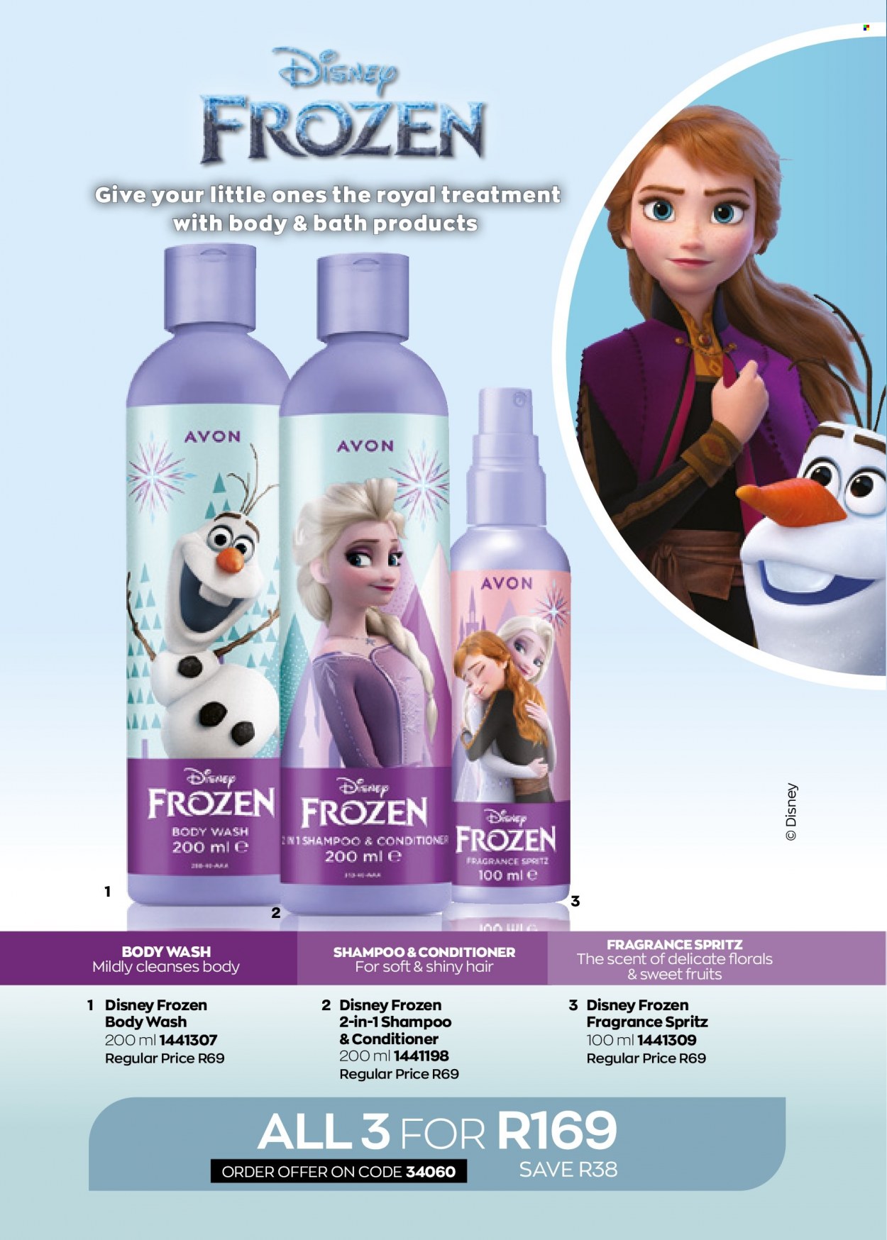 Avon catalogue  - 01/06/2022 - 30/06/2022 - Sales products - Disney, body wash, shampoo, Avon, conditioner, fragrance. Page 148.