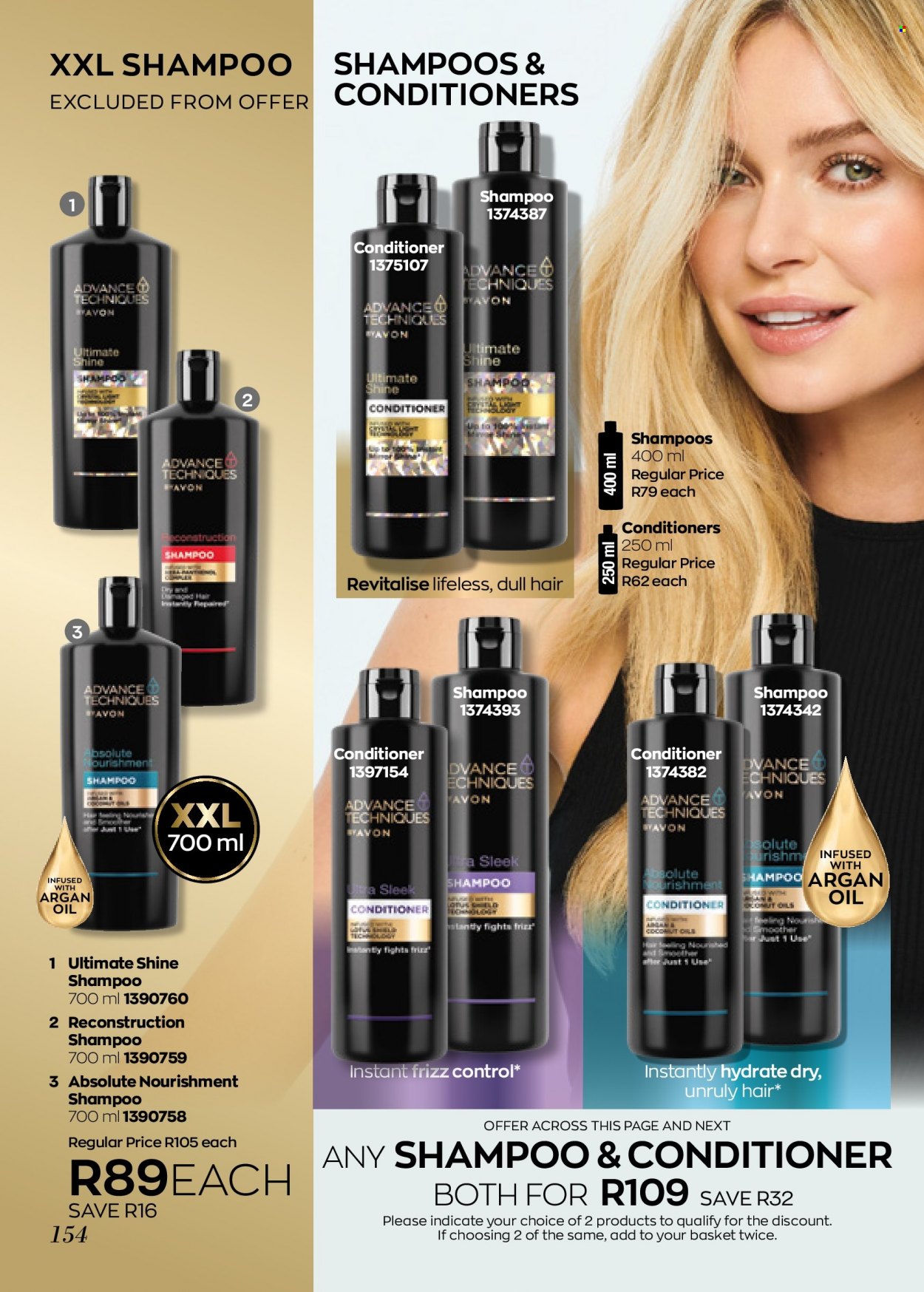 Avon catalogue  - 01/06/2022 - 30/06/2022 - Sales products - shampoo, conditioner, Absolute. Page 156.