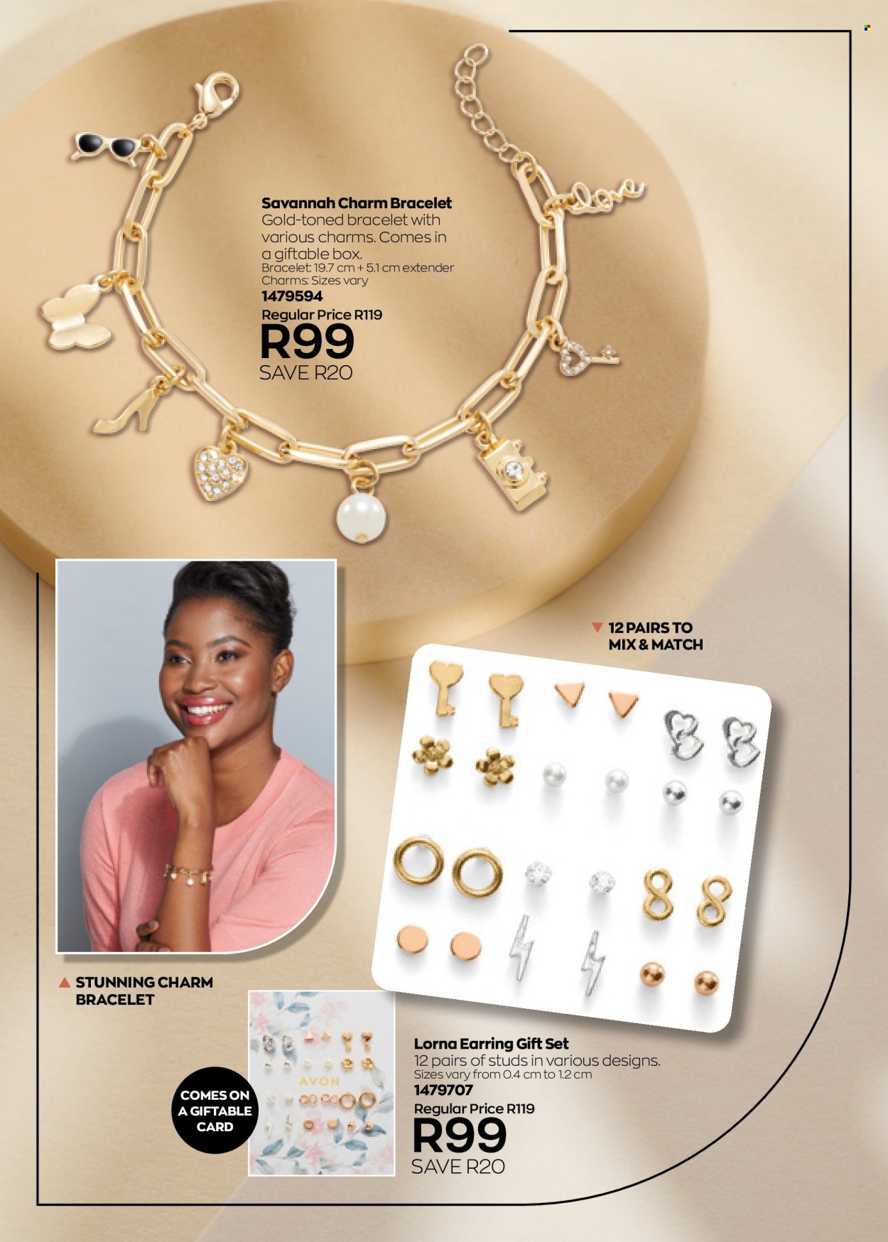 Avon catalogue  - 01/06/2022 - 30/06/2022 - Sales products - gift set, bracelet, earrings, studs. Page 176.