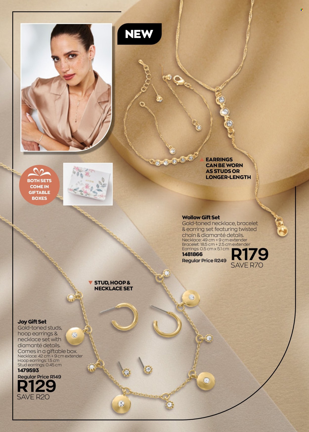 Avon catalogue  - 01/06/2022 - 30/06/2022 - Sales products - gift set, bracelet, earrings, necklace, studs. Page 178.