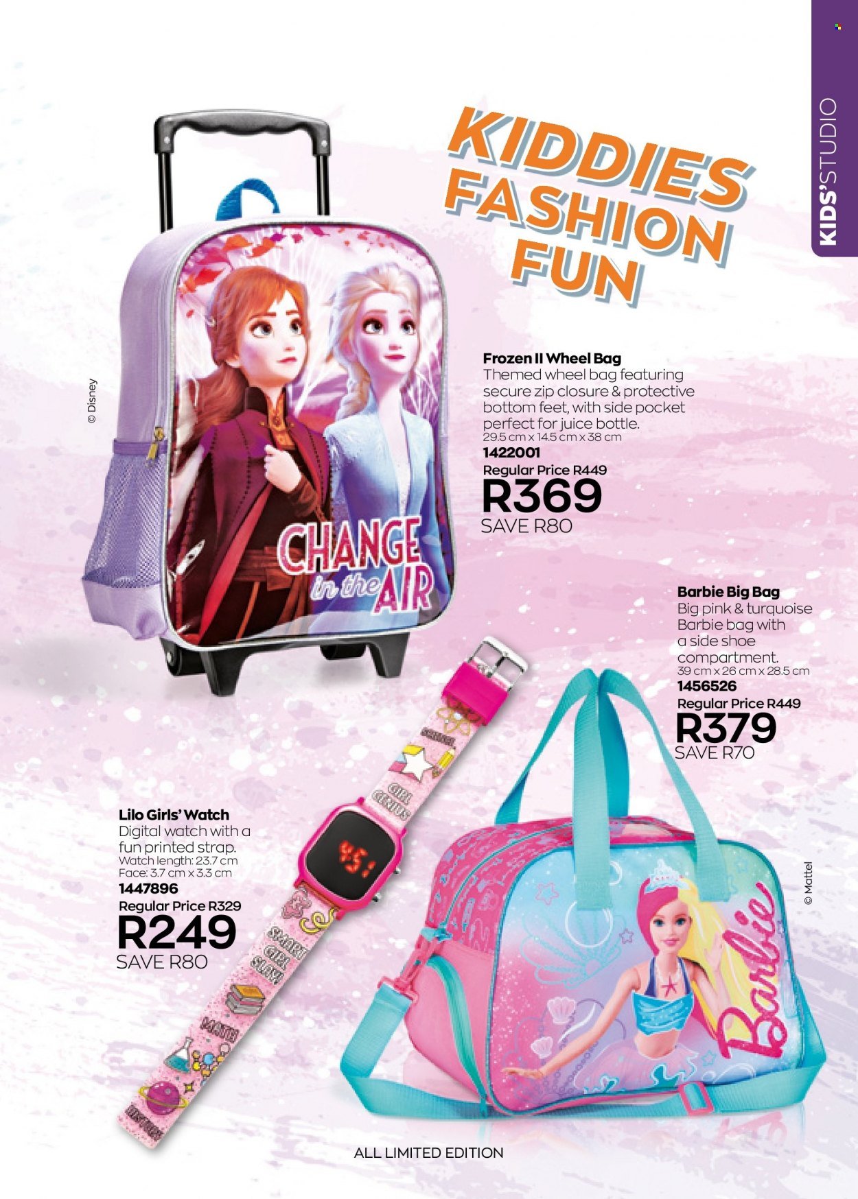 Avon catalogue  - 01/06/2022 - 30/06/2022 - Sales products - Disney, bag, Barbie, watch. Page 187.