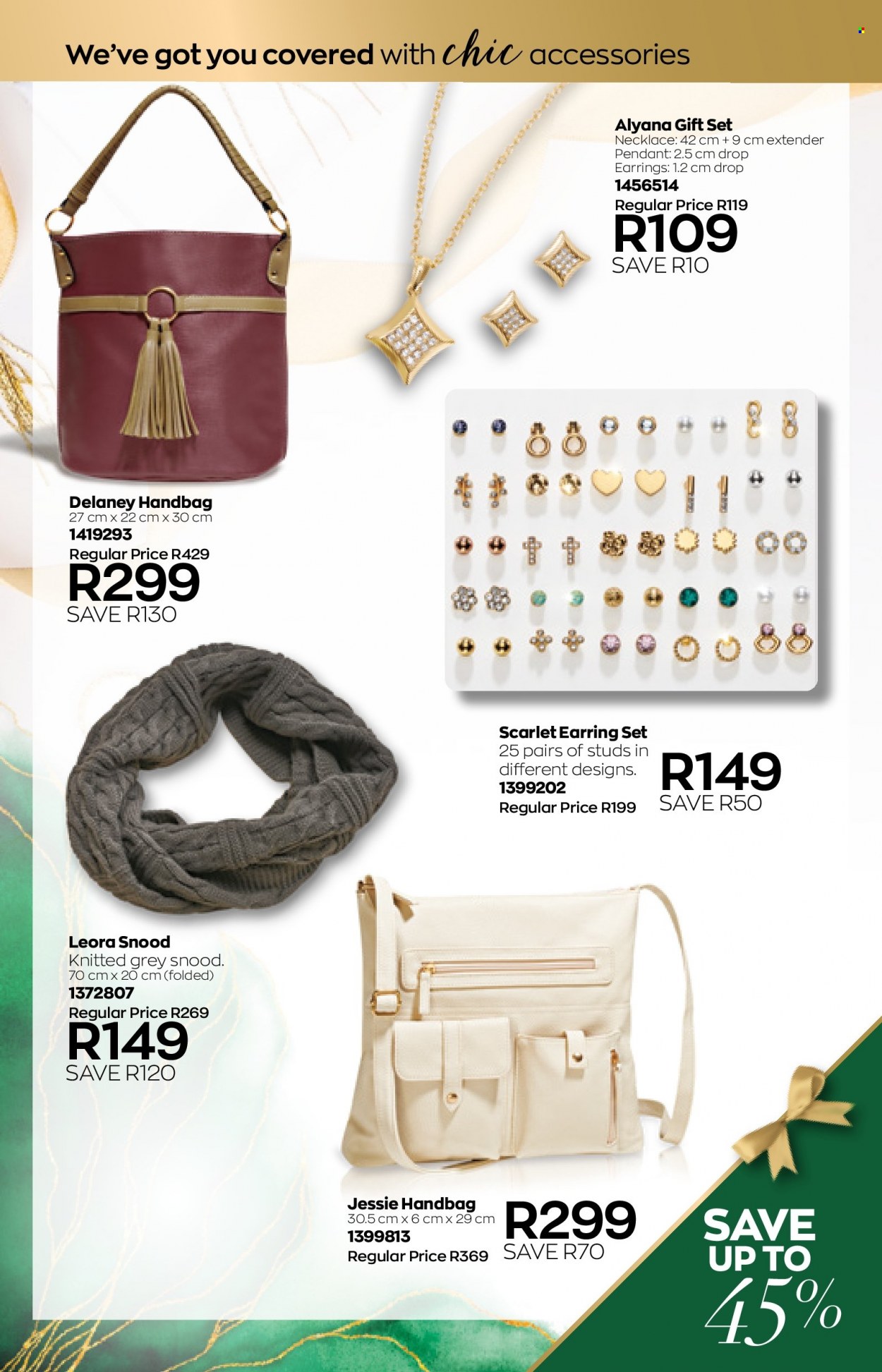 Avon catalogue  - 01/06/2022 - 30/06/2022 - Sales products - gift set, handbag, earrings, necklace, studs, pendant. Page 5.