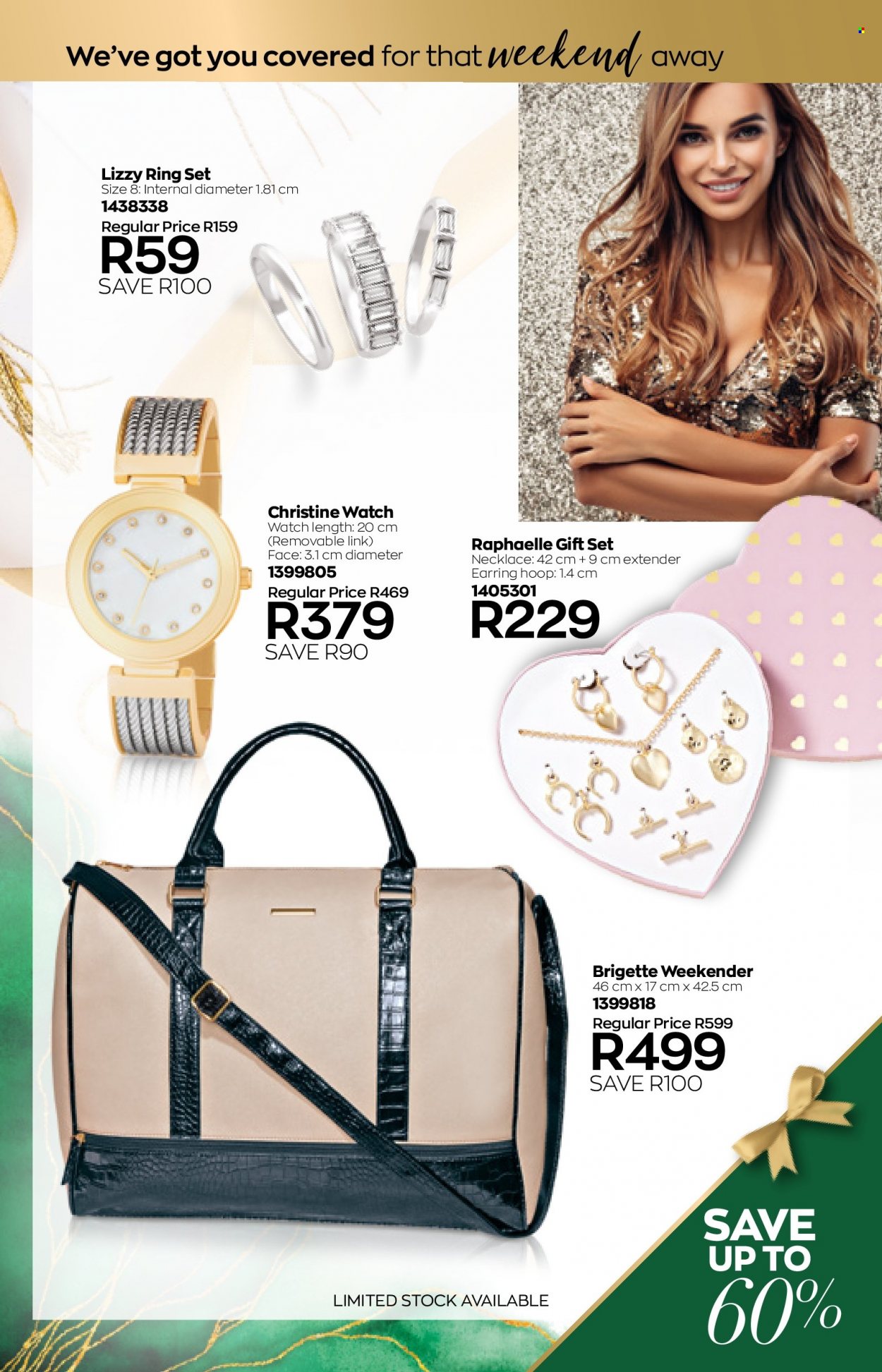 Avon catalogue  - 01/06/2022 - 30/06/2022 - Sales products - gift set, earrings, necklace, watch. Page 7.