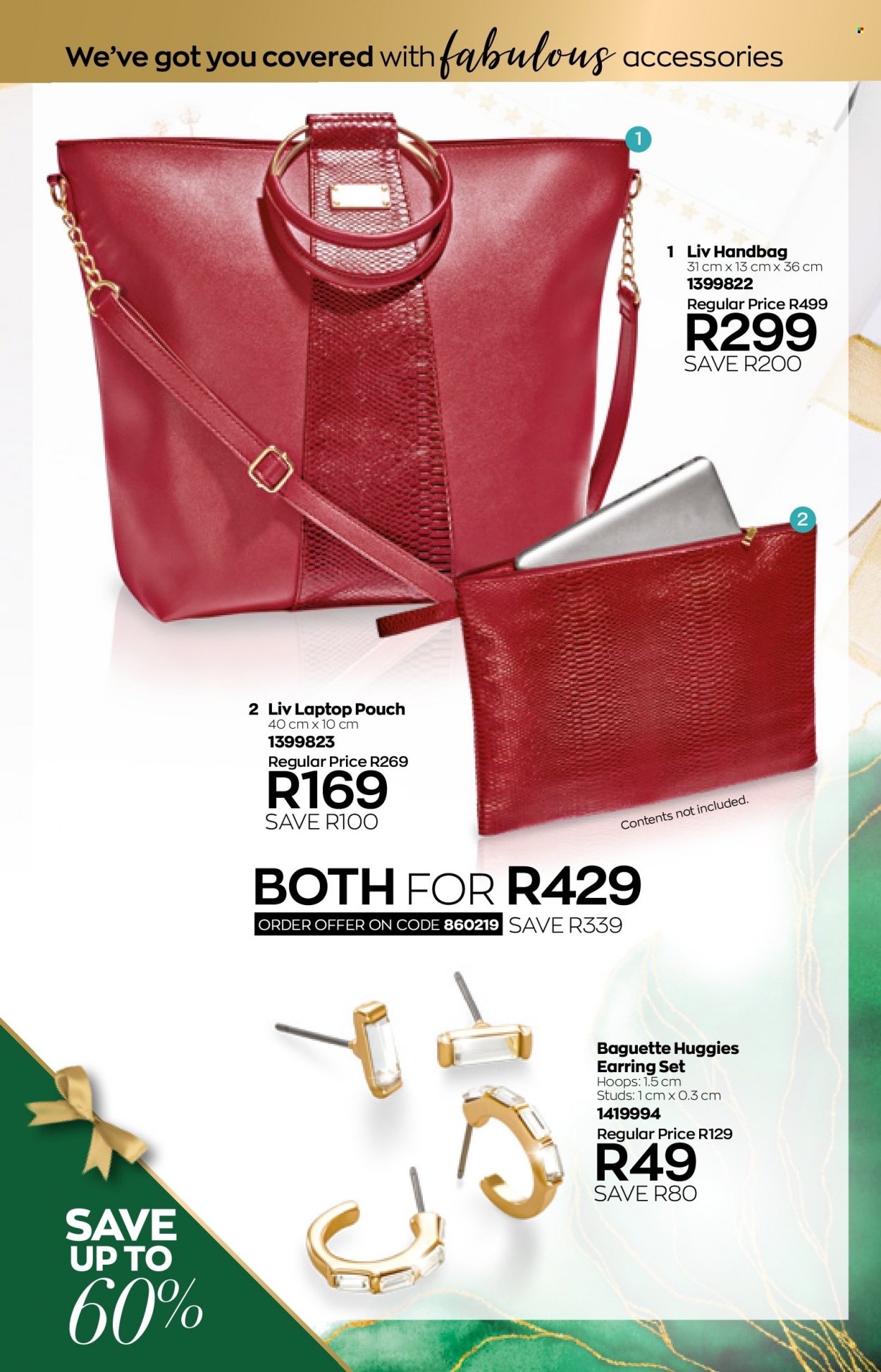 Avon catalogue  - 01/06/2022 - 30/06/2022 - Sales products - handbag, earrings, studs. Page 8.