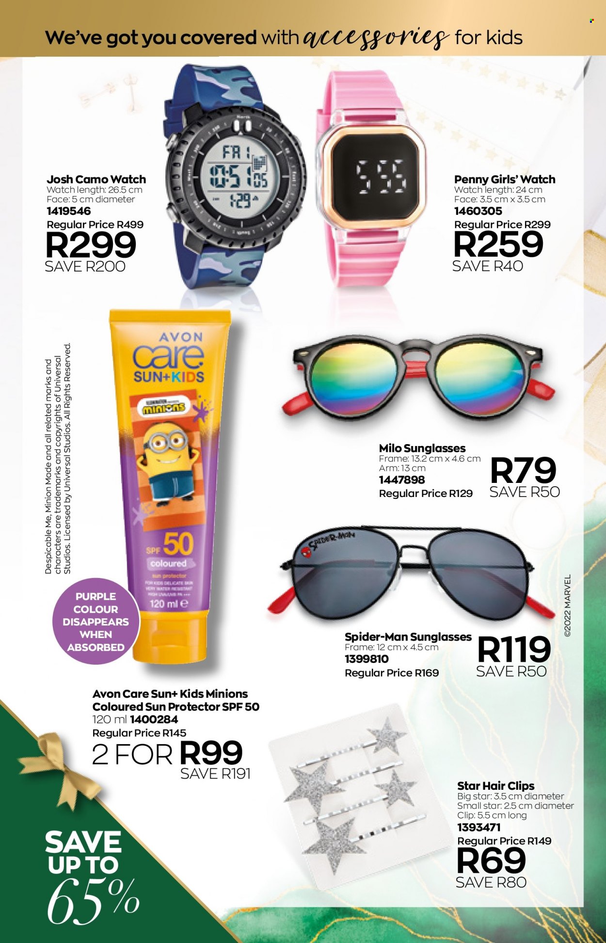 Avon catalogue  - 01/06/2022 - 30/06/2022 - Sales products - Minions, Avon, sunglasses, watch. Page 10.