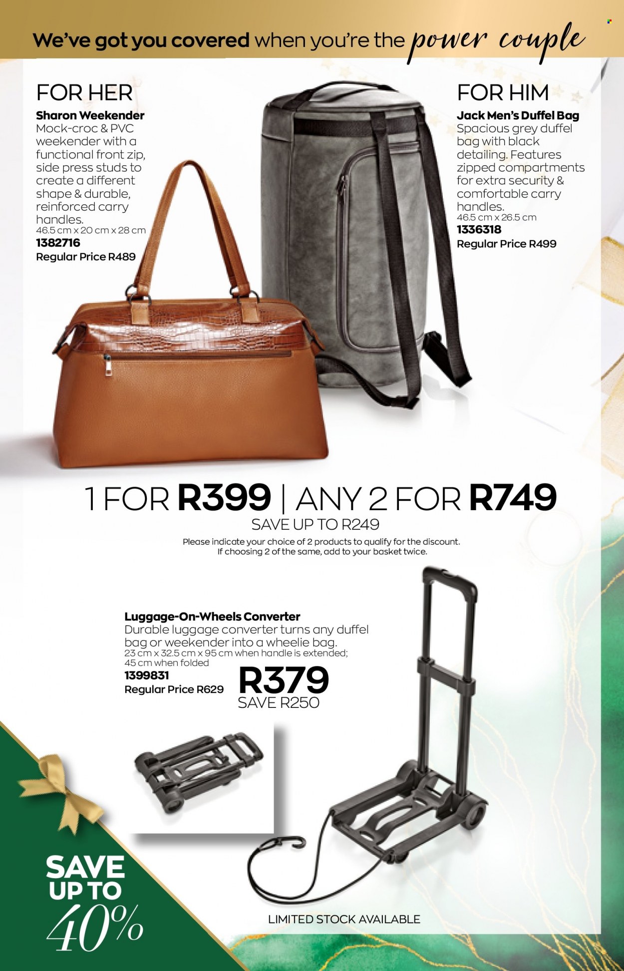 Avon catalogue  - 01/06/2022 - 30/06/2022 - Sales products - bag, luggage, duffel bag. Page 20.