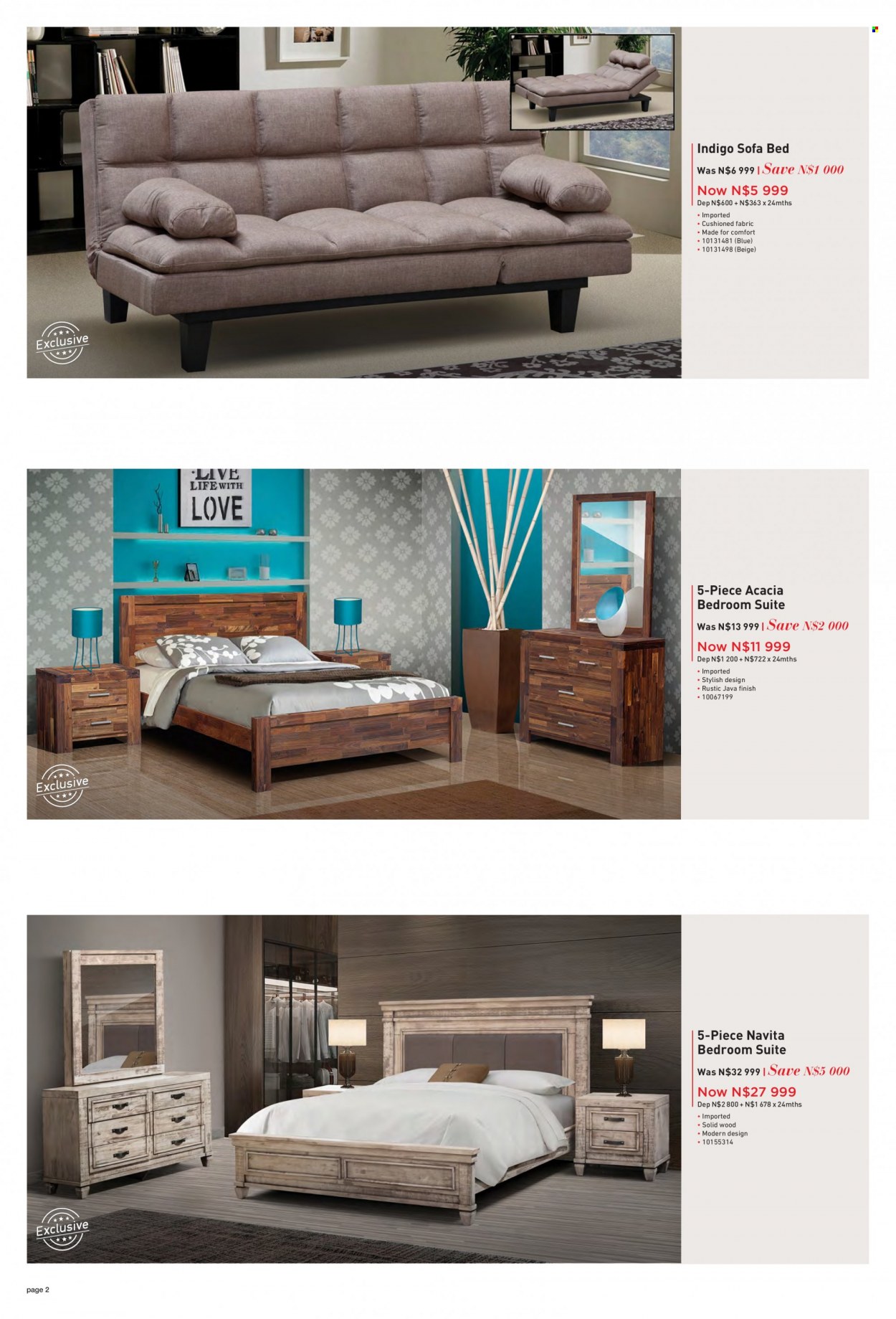 HomeCorp catalogue  - 01/06/2022 - 30/06/2022 - Sales products - sofa, sofa bed, bedroom suite, bed. Page 2.