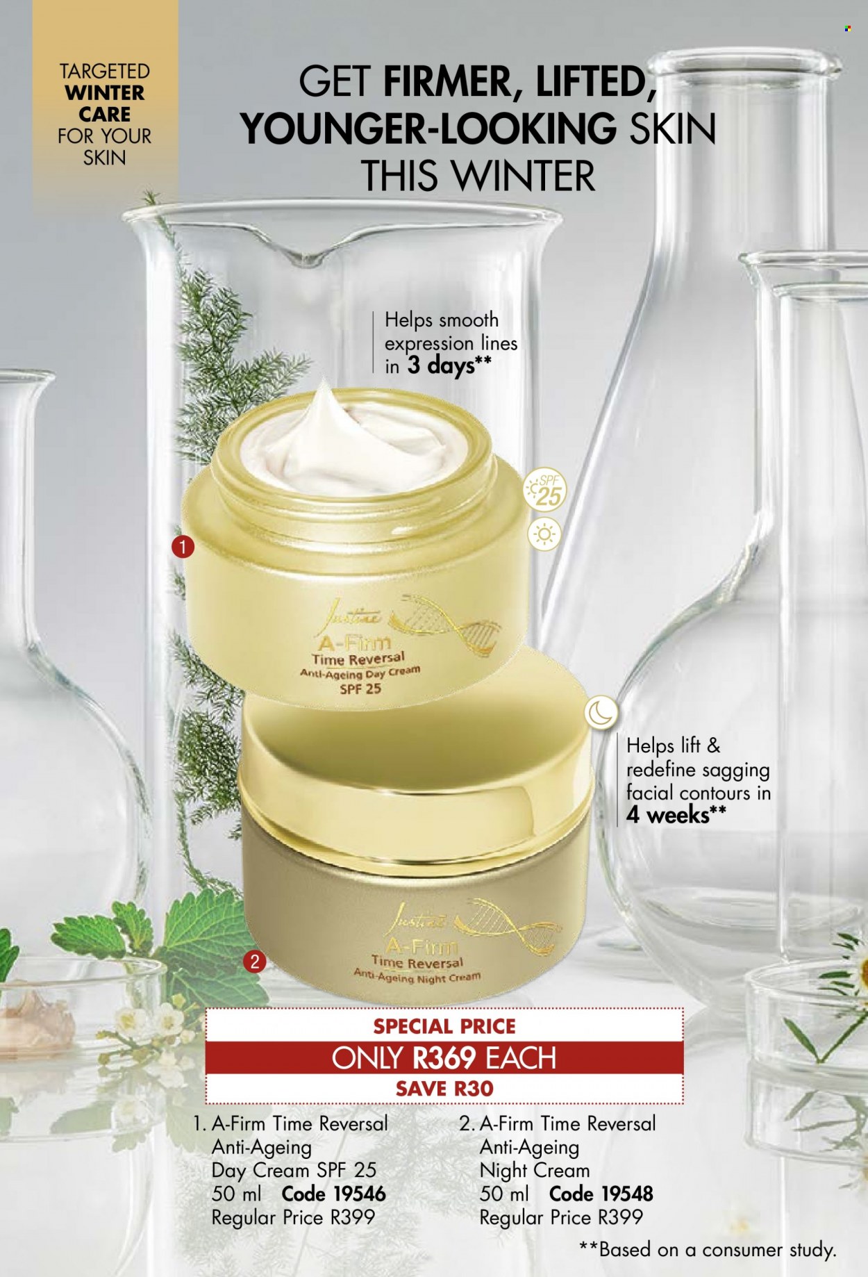 thumbnail - Justine catalogue  - 01/06/2022 - 30/06/2022 - Sales products - day cream, night cream. Page 8.