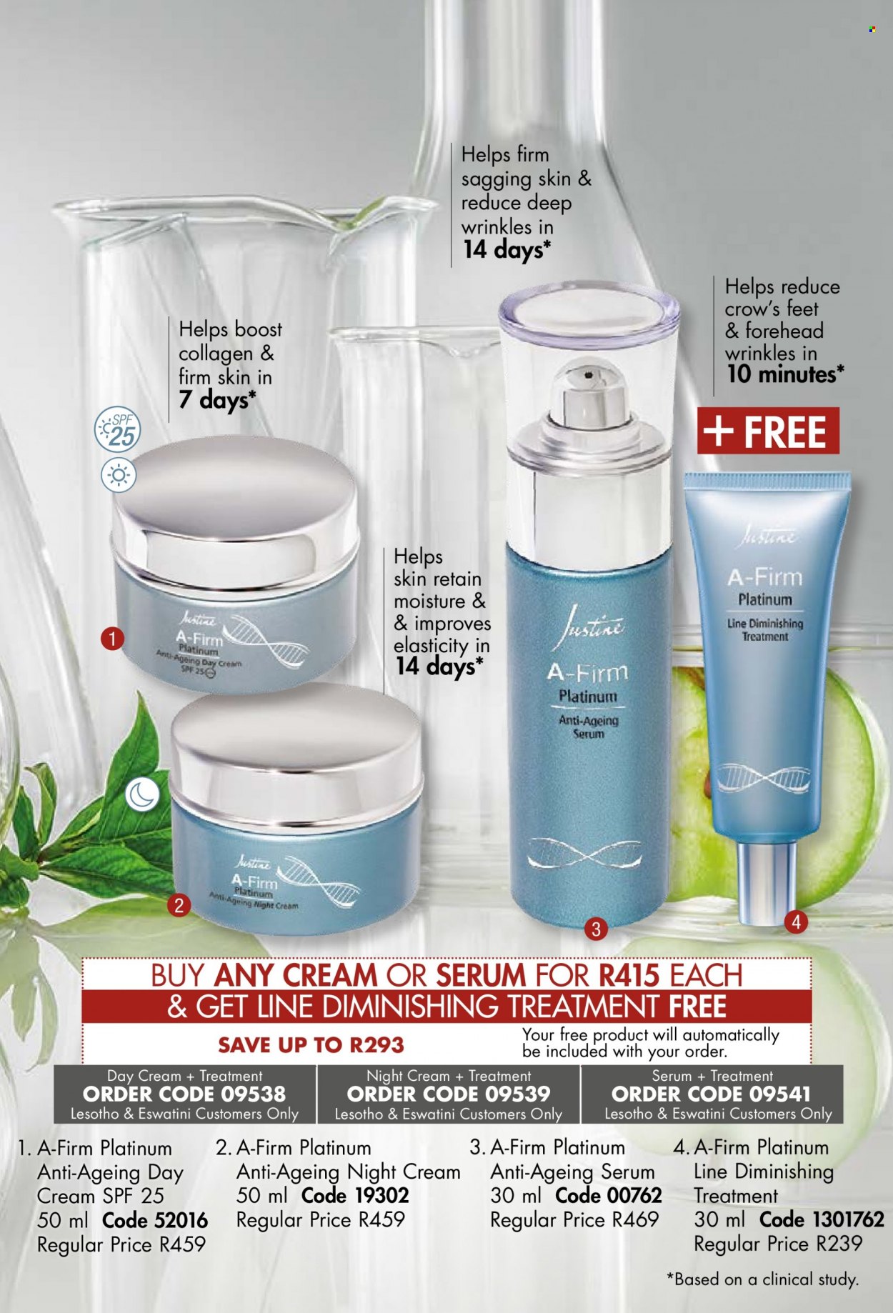 thumbnail - Justine catalogue  - 01/06/2022 - 30/06/2022 - Sales products - day cream, serum, night cream. Page 11.