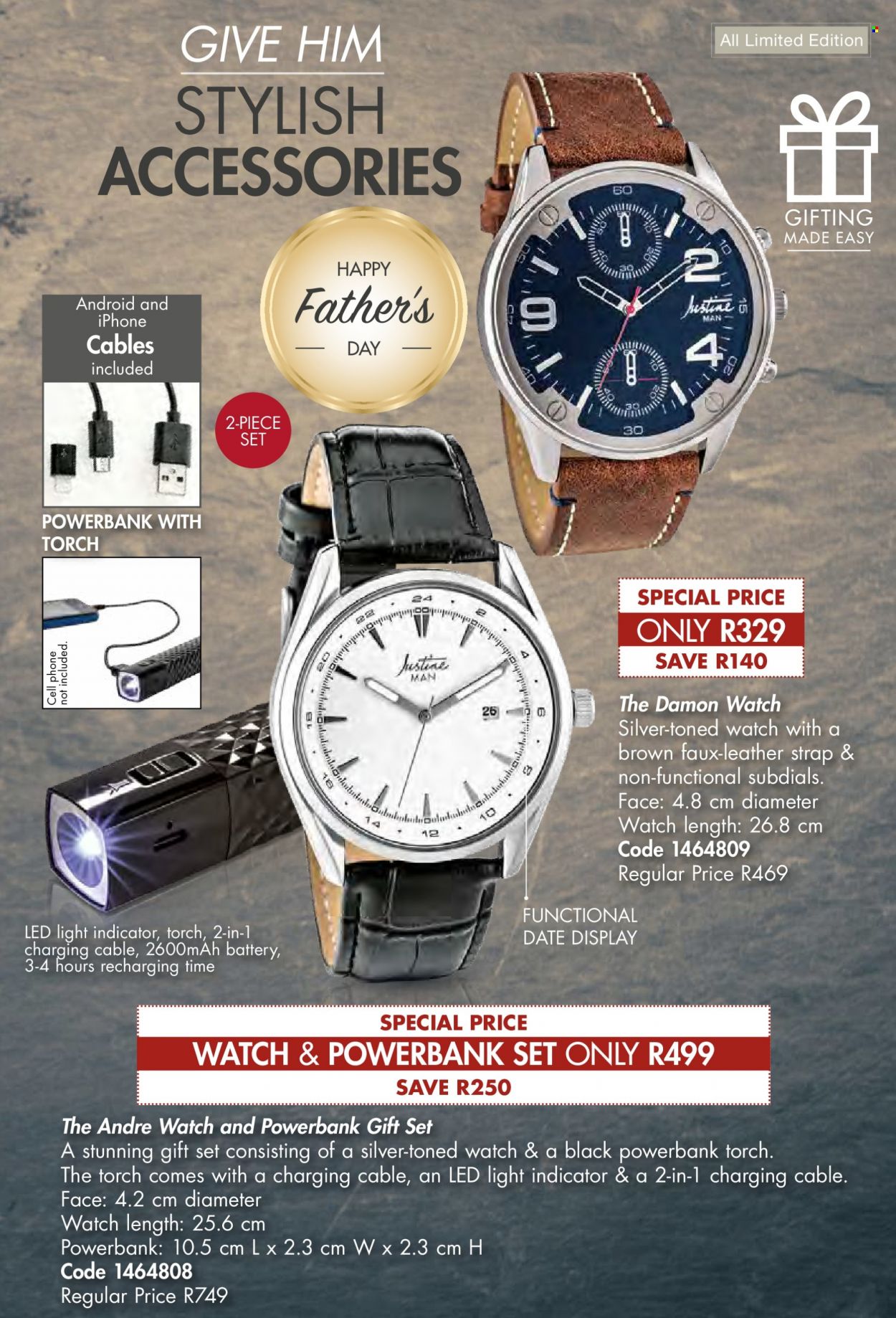 thumbnail - Justine catalogue  - 01/06/2022 - 30/06/2022 - Sales products - gift set, watch. Page 28.