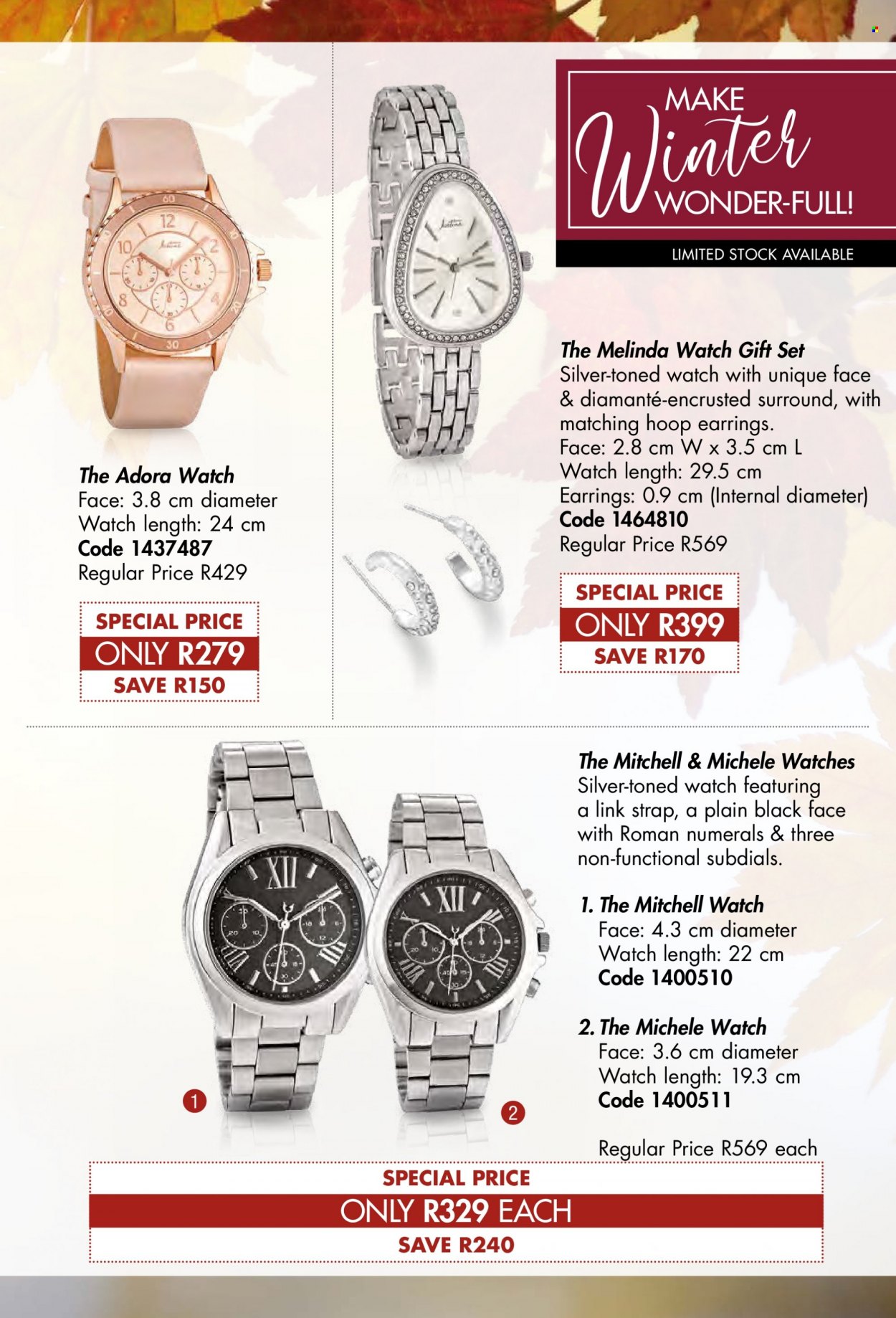 thumbnail - Justine catalogue  - 01/06/2022 - 30/06/2022 - Sales products - gift set, earrings, watch. Page 91.