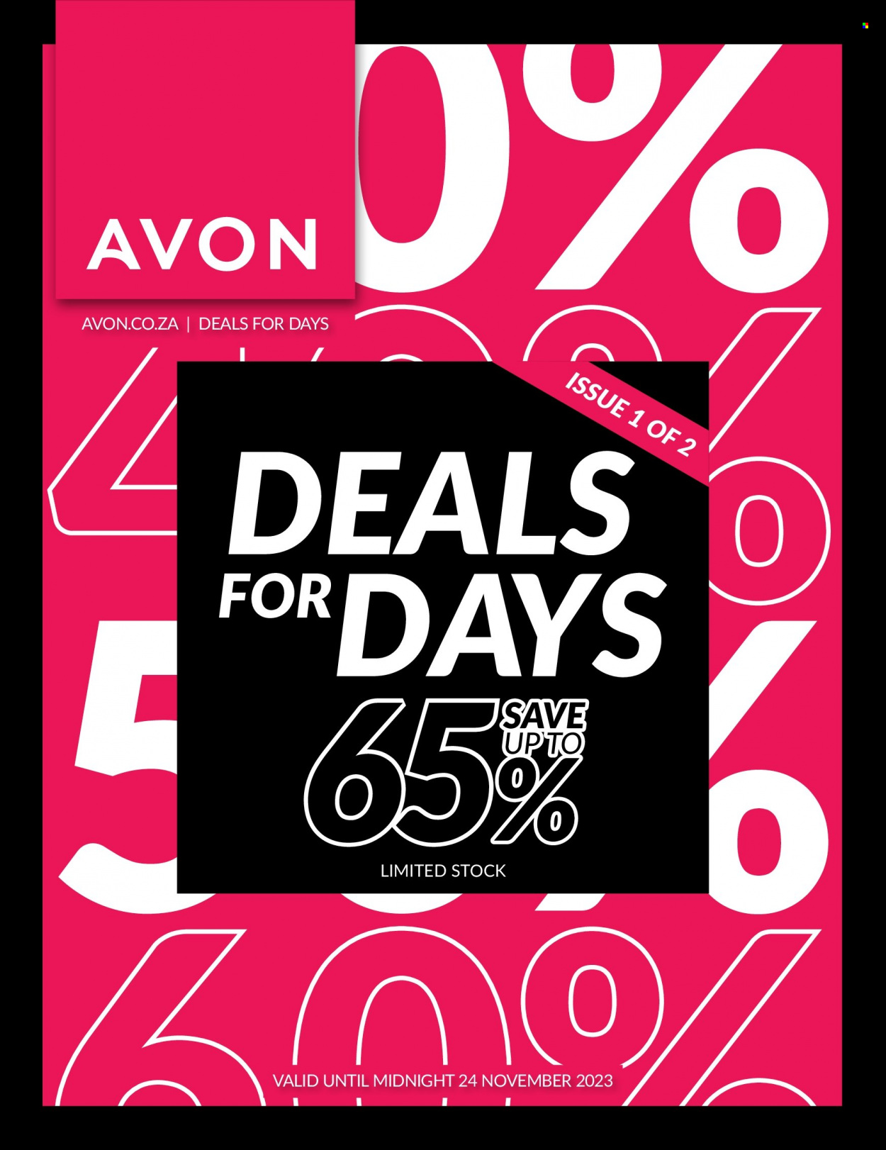 thumbnail - Avon catalogue  - 23/11/2023 - 24/11/2023 - Sales products - Avon. Page 1.