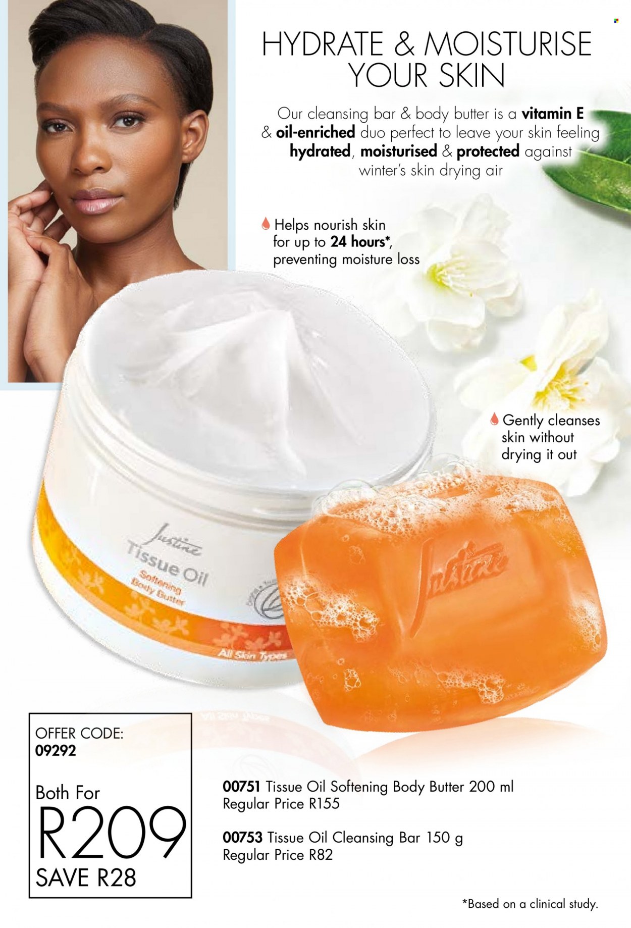 thumbnail - Justine catalogue  - 17/06/2022 - 30/06/2022 - Sales products - tissues, body butter. Page 16.