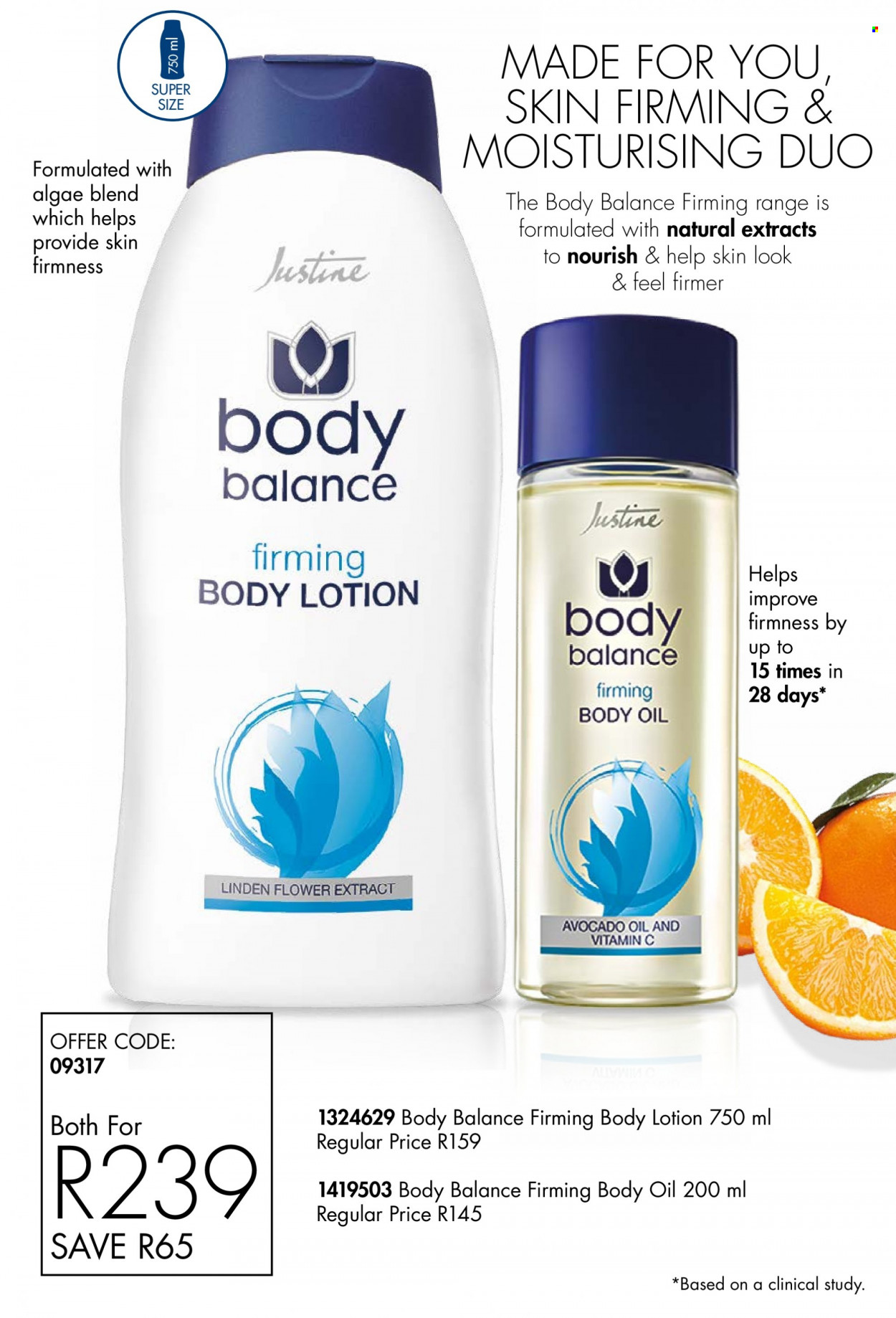 thumbnail - Justine catalogue  - 17/06/2022 - 30/06/2022 - Sales products - body lotion, body oil. Page 24.