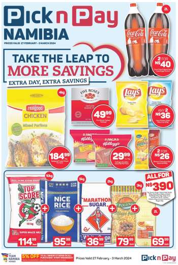 thumbnail - Pick n Pay catalogue - TAKE THE LEAP TO MORE SAVINGS EXTRA DAY, EXTRA SAVINGS