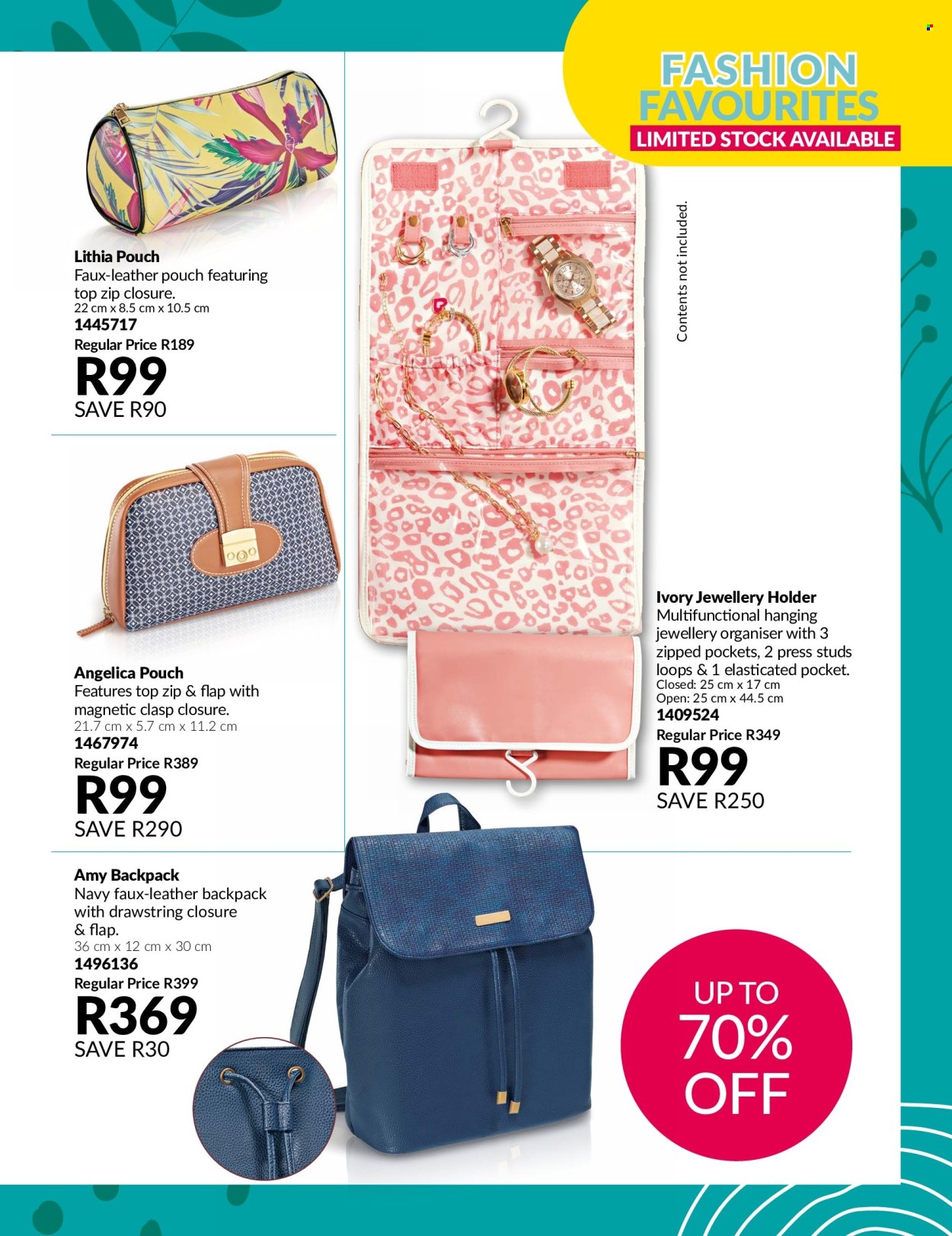 thumbnail - Avon catalogue  - 01/03/2024 - 30/04/2024 - Sales products - backpack, jewelry. Page 7.