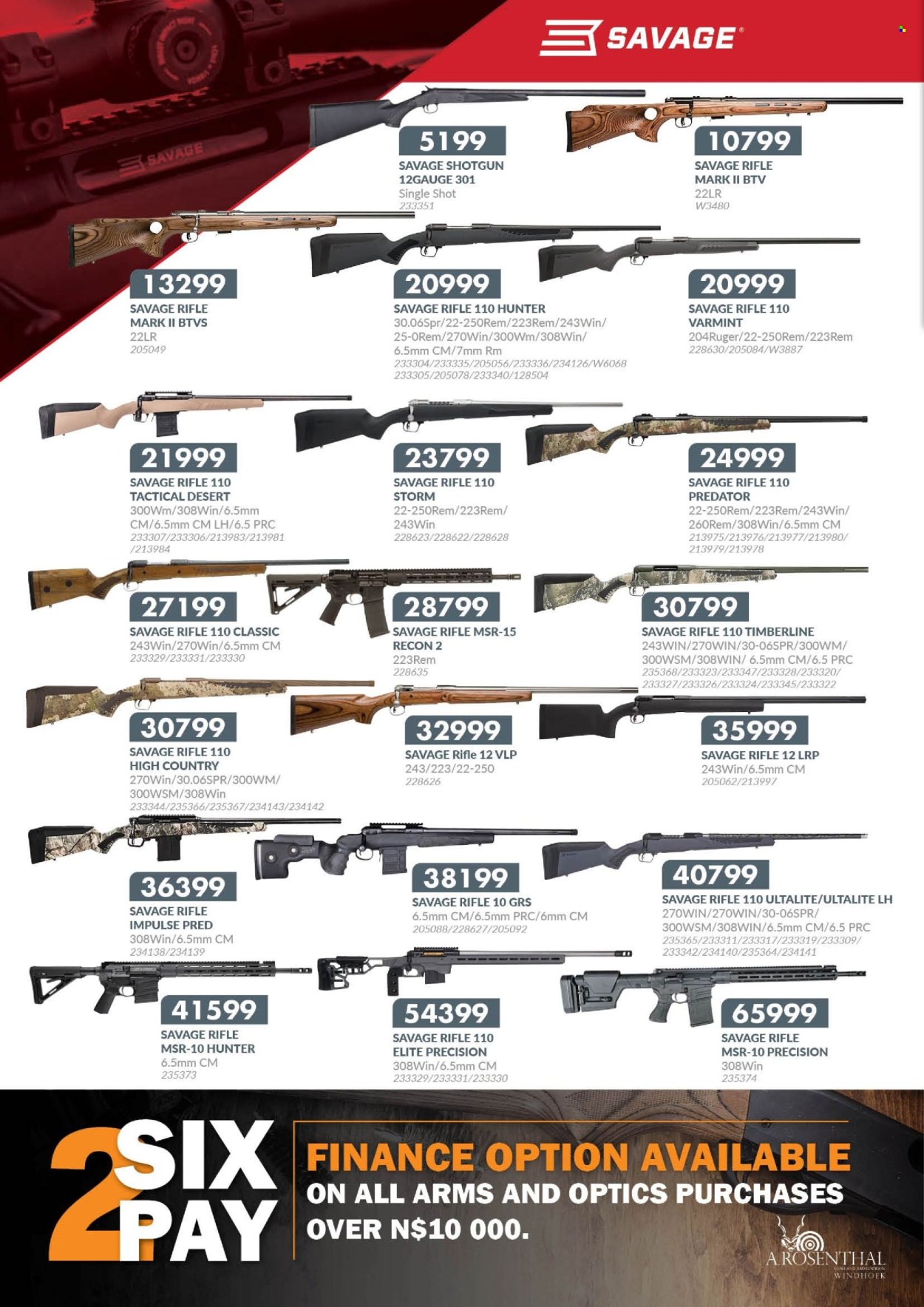 thumbnail - Agra catalogue  - 14/03/2024 - 15/06/2024 - Sales products - Hunter, rifle, shotgun, optics, savage. Page 2.