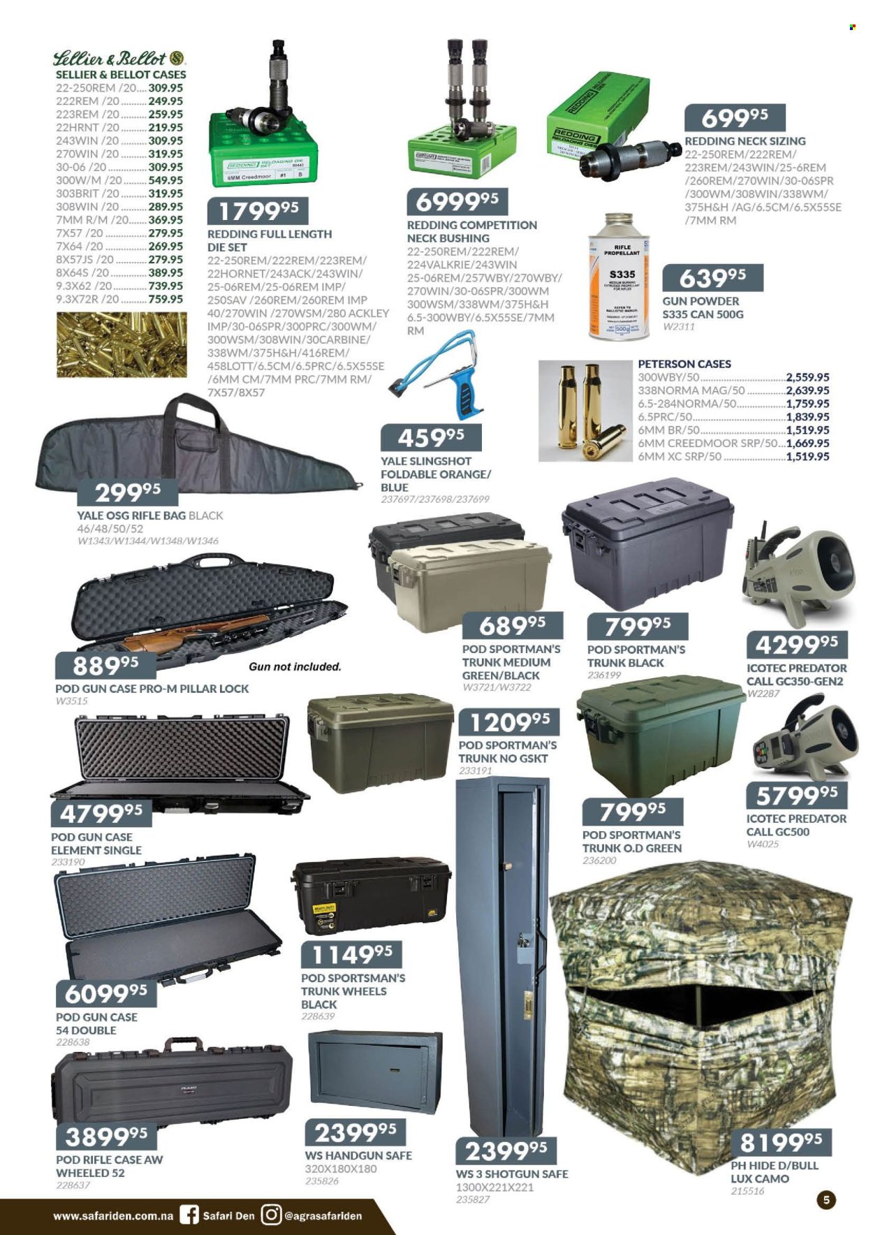 thumbnail - Agra catalogue  - 14/03/2024 - 15/06/2024 - Sales products - bag, gun case, handgun, shooting accessories. Page 5.