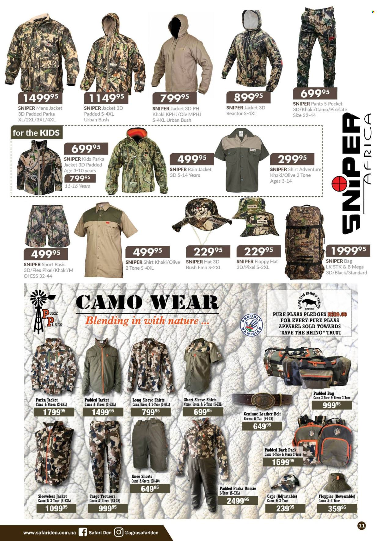 thumbnail - Agra catalogue  - 14/03/2024 - 15/06/2024 - Sales products - bag, Trust, backpack, belt, Rhino. Page 11.