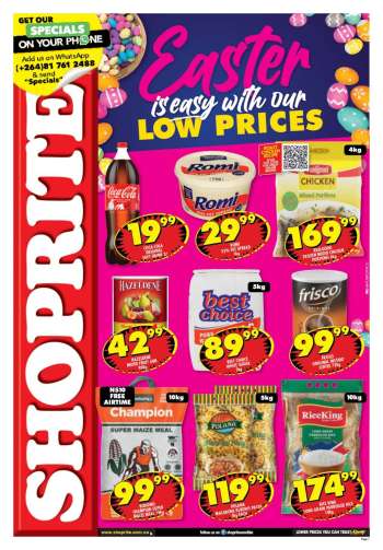 thumbnail - Shoprite catalogue - Easter Low Prices