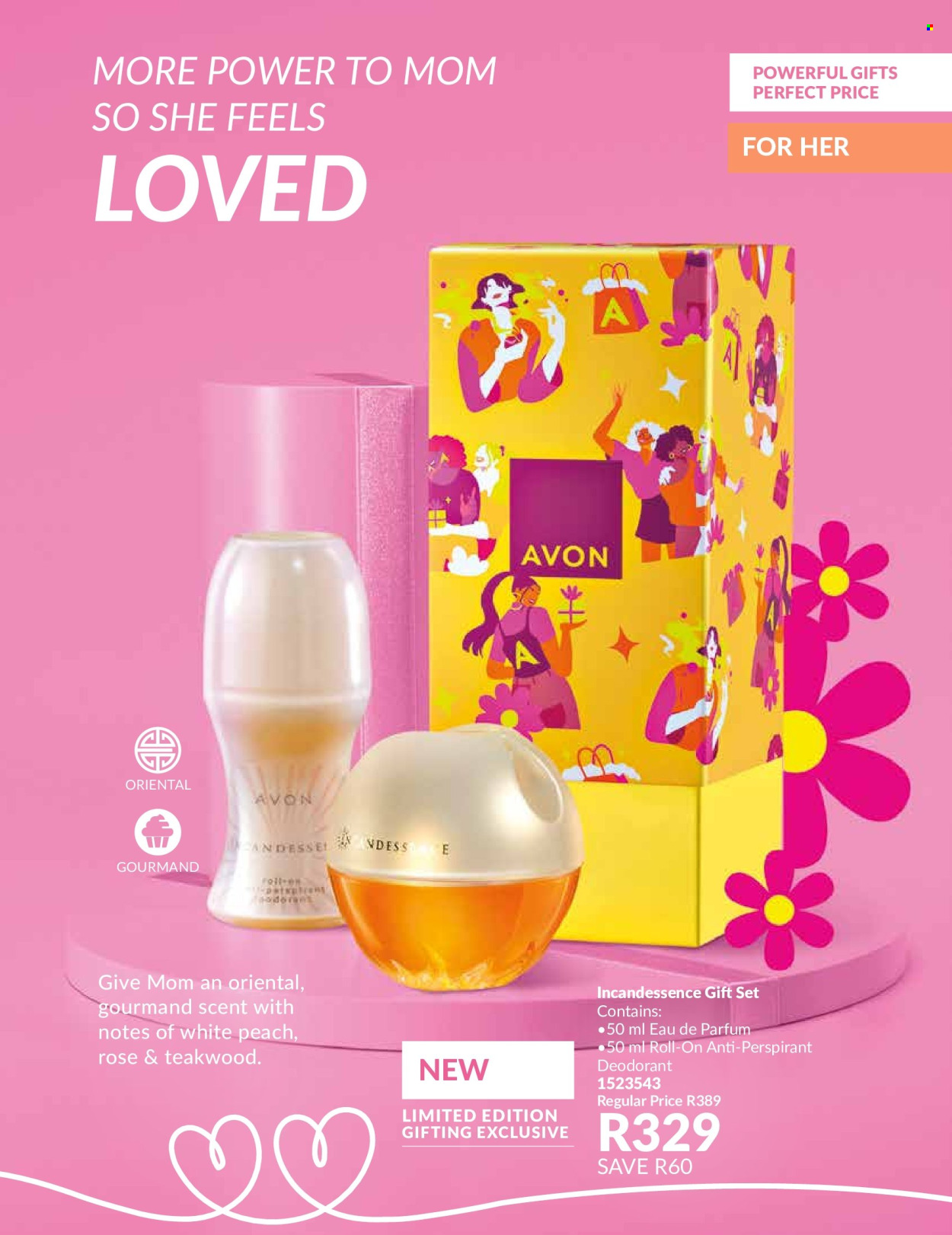 thumbnail - Avon catalogue  - 01/04/2024 - 30/04/2024 - Sales products - Avon, anti-perspirant, eau de parfum, gift set, roll-on, deodorant. Page 27.