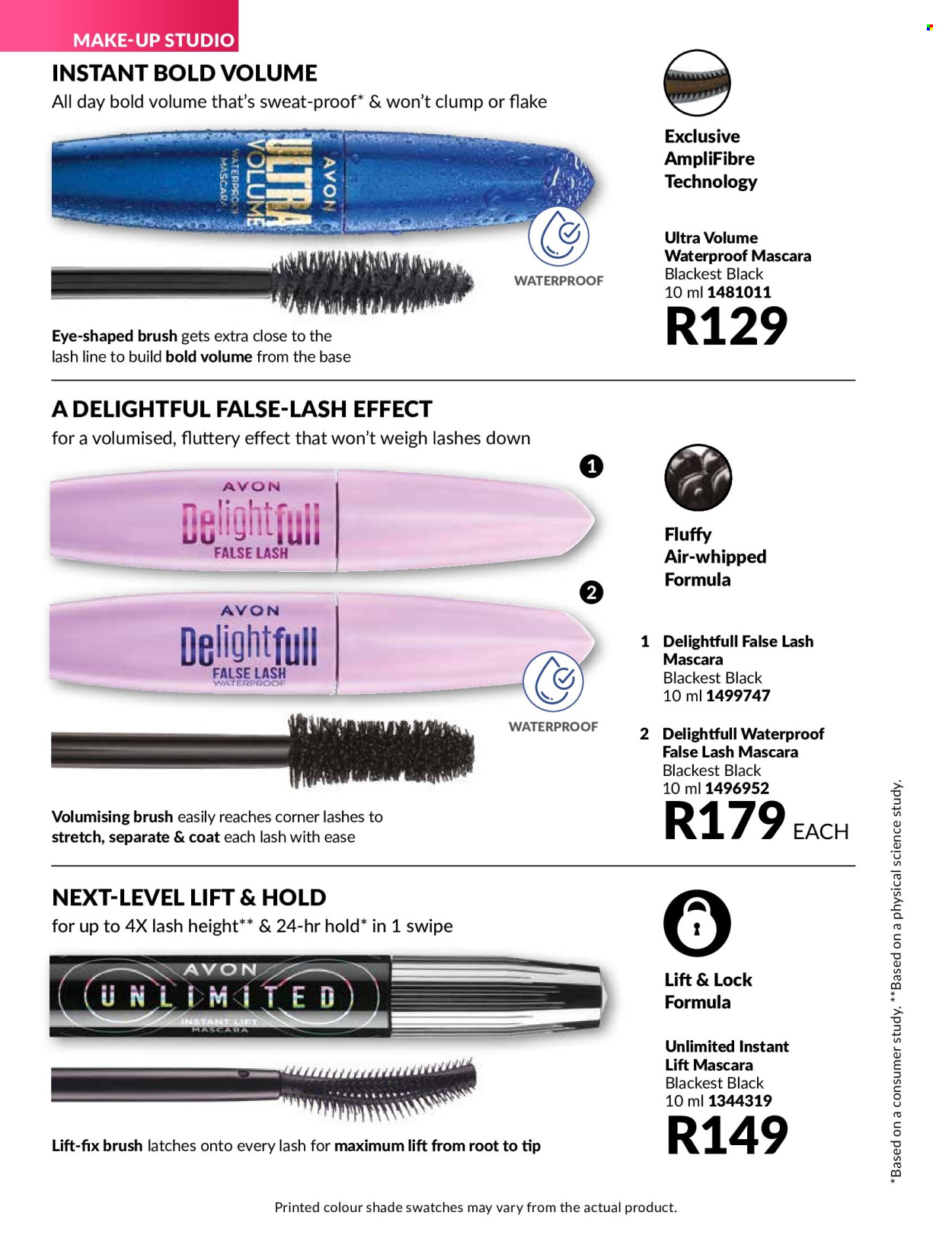 thumbnail - Avon catalogue  - 01/04/2024 - 30/04/2024 - Sales products - makeup, mascara, waterproof mascara. Page 88.