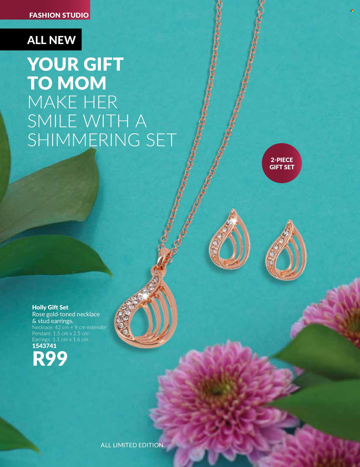 thumbnail - Avon catalogue  - 01/04/2024 - 30/04/2024 - Sales products - gift set, earrings, necklace, pendant. Page 132.