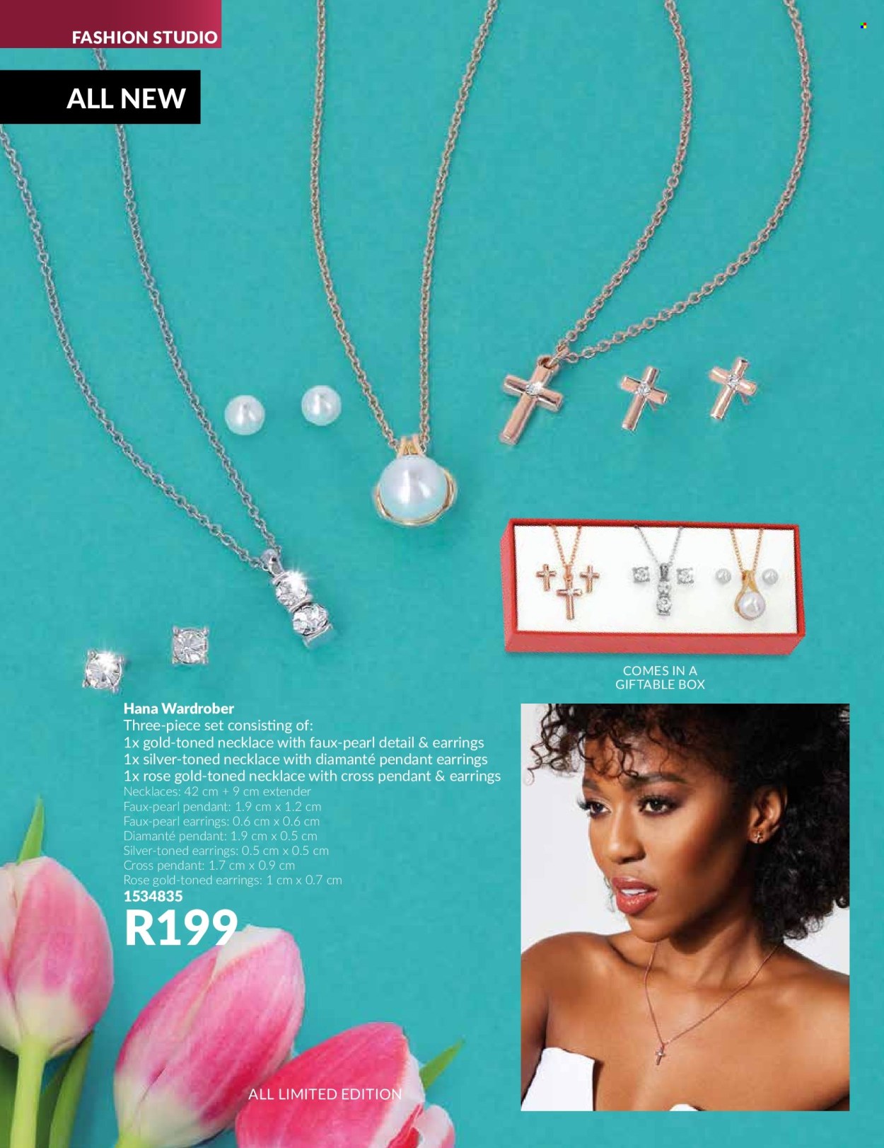thumbnail - Avon catalogue  - 01/04/2024 - 30/04/2024 - Sales products - earrings, necklace, pendant. Page 134.