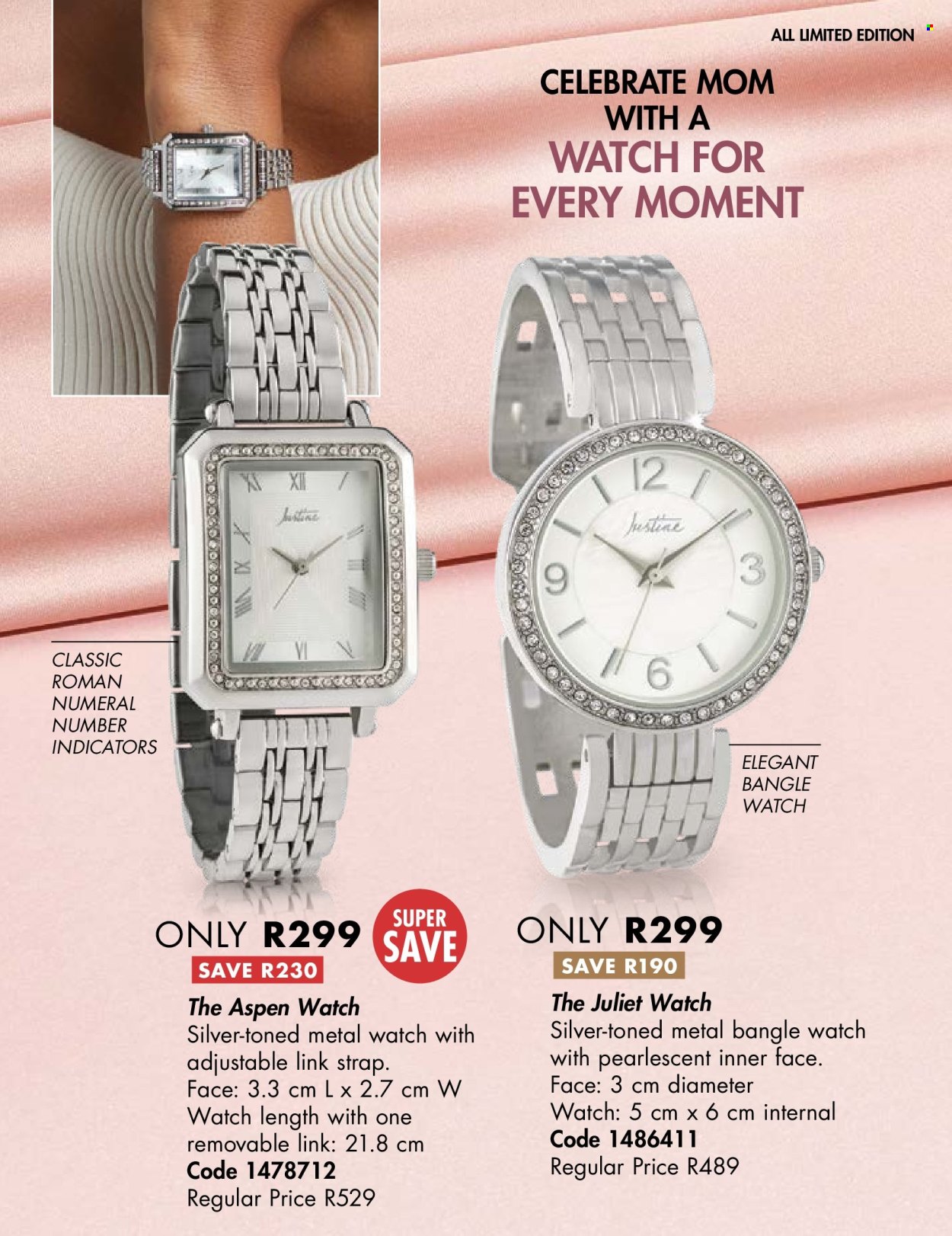 thumbnail - Justine catalogue  - 01/04/2024 - 30/04/2024 - Sales products - watch. Page 72.
