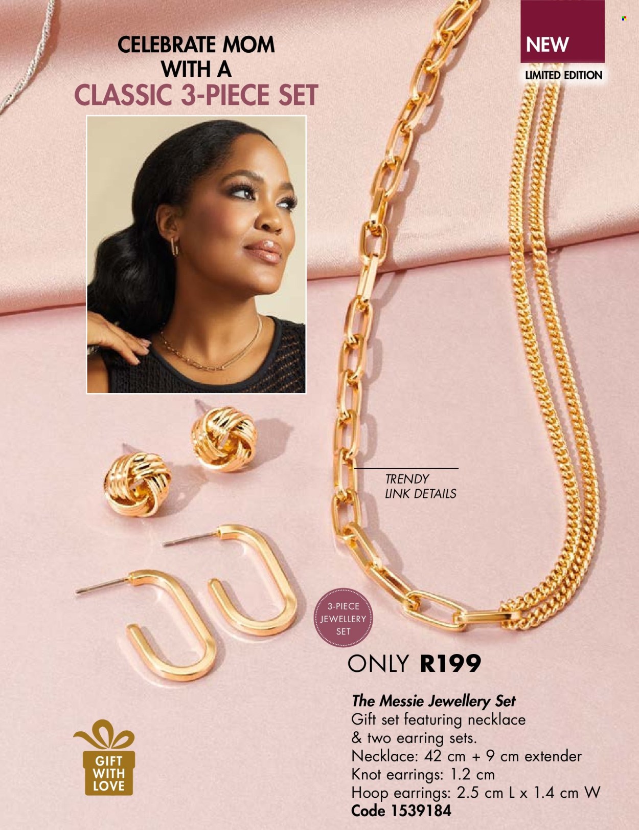 thumbnail - Justine catalogue  - 01/04/2024 - 30/04/2024 - Sales products - gift set, earrings, necklace, jewelry. Page 75.