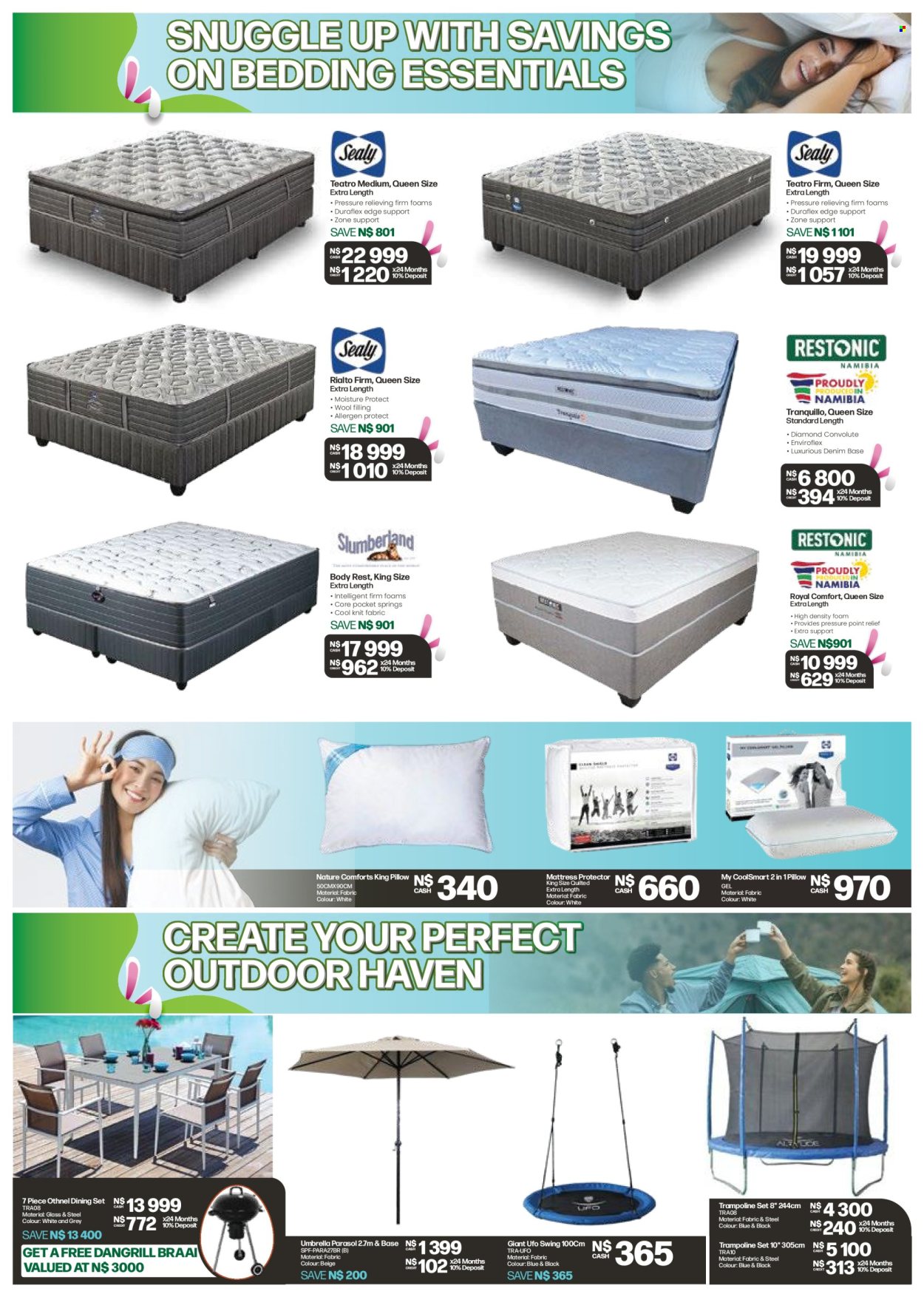 thumbnail - Nictus catalogue  - 01/04/2024 - 30/04/2024 - Sales products - dining set, mattress protector, pillow. Page 3.