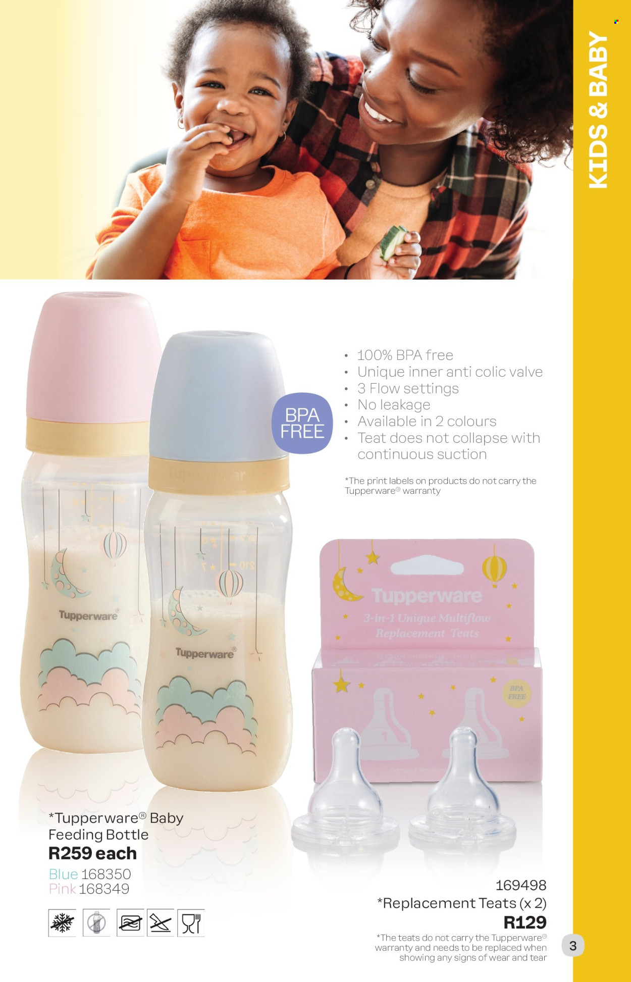 thumbnail - Tupperware catalogue  - Sales products - label. Page 3.