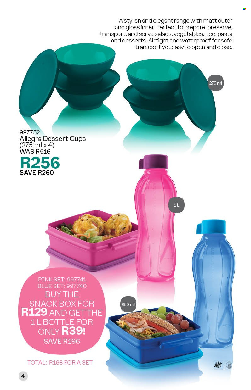 thumbnail - Tupperware catalogue  - 31/03/2024 - 04/05/2024 - Sales products - safe, meal box. Page 4.
