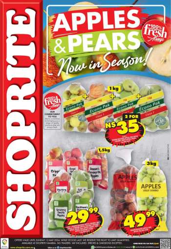 thumbnail - Shoprite catalogue - Apples and Pears