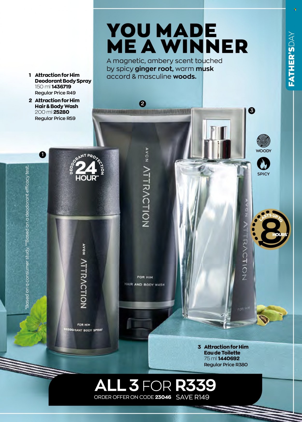 Avon catalogue  - 01/05/2022 - 31/05/2022 - Sales products - body wash, hair & body wash, Avon, body spray, anti-perspirant, eau de toilette, deodorant. Page 35.